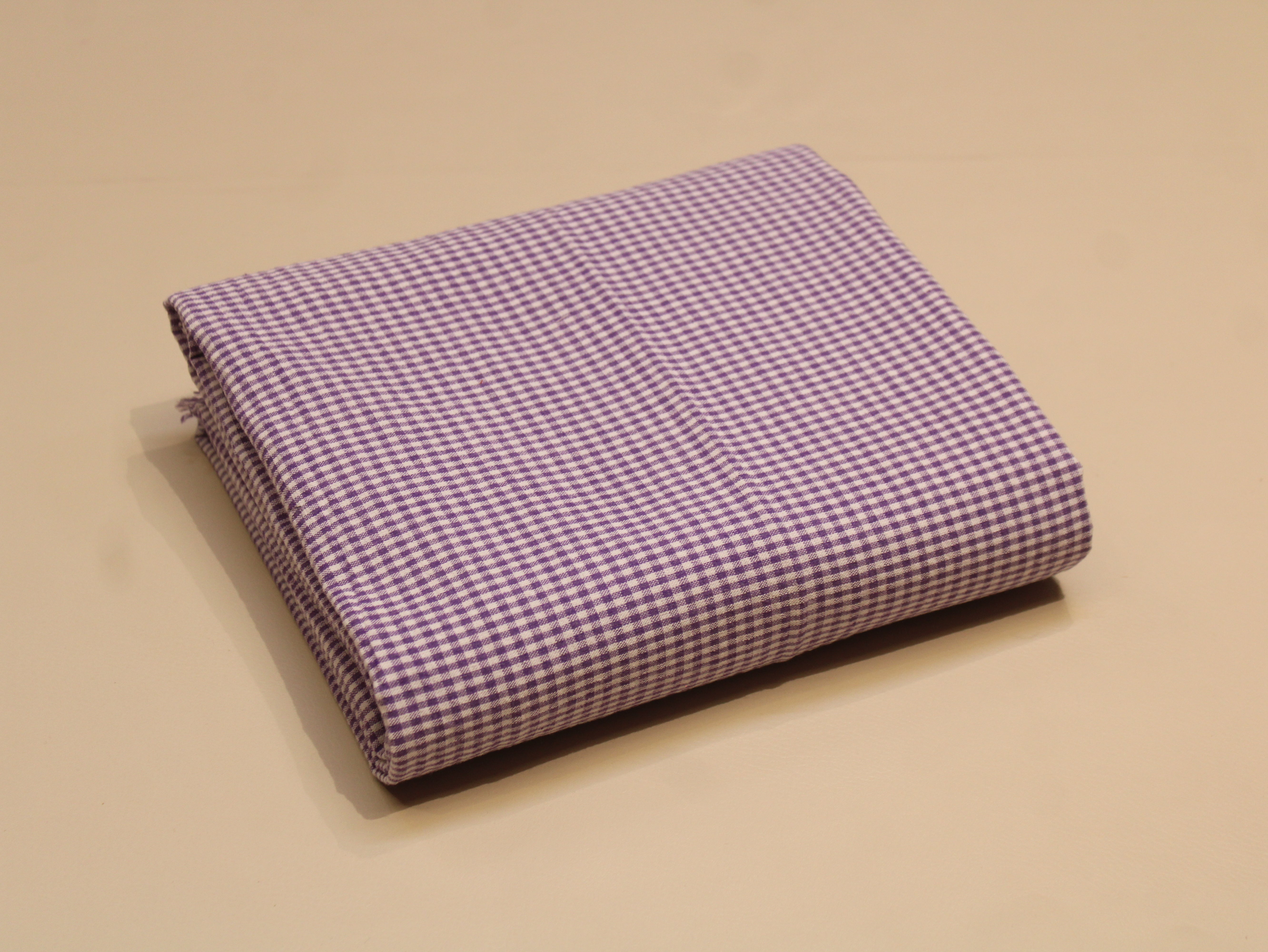 Tissu Seersucker Pur Coton Lavé Qualité 44 Pouces | Seersucker À Carreaux