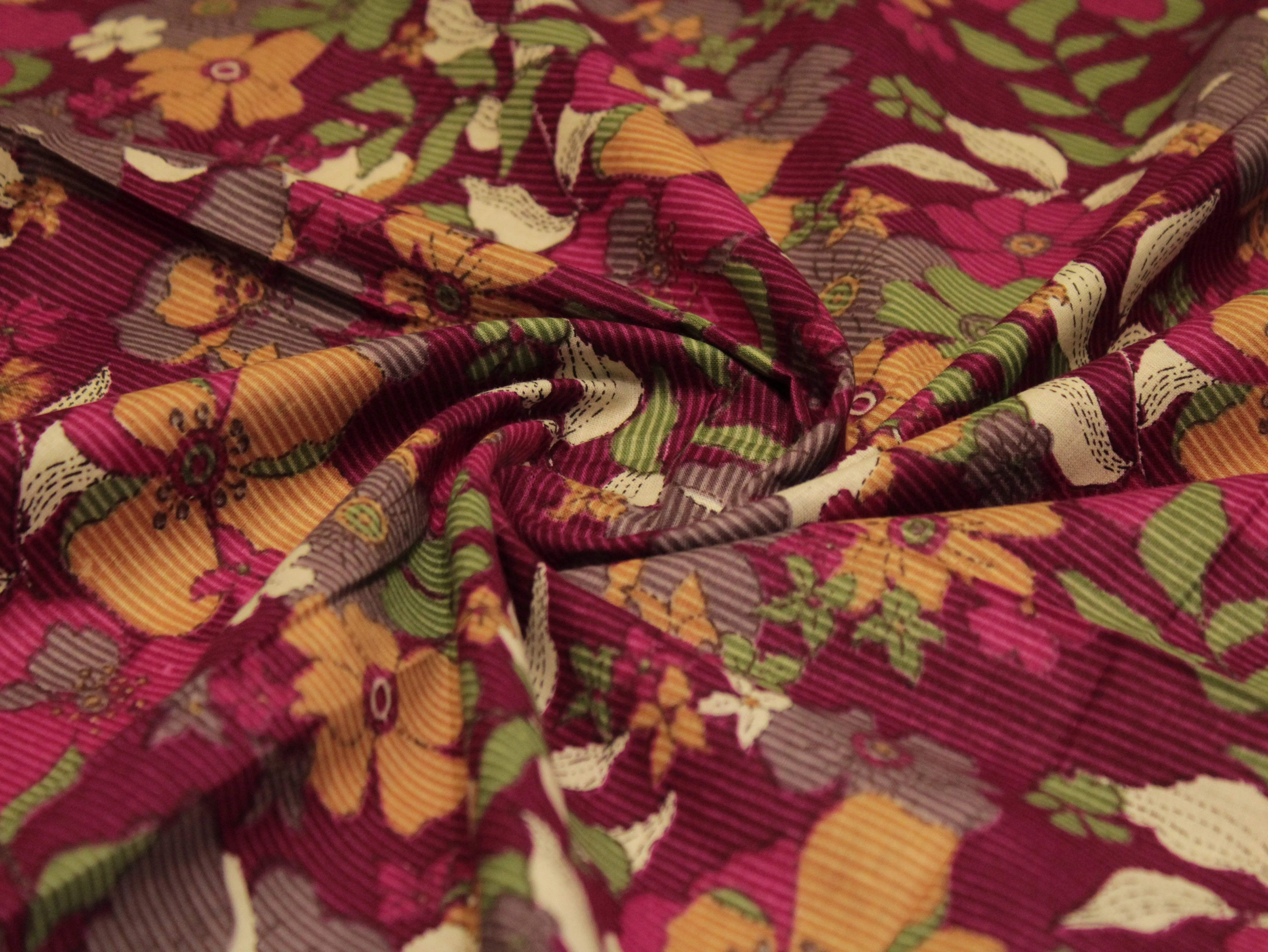 Euphoric cotton printed fabric by M'Foks - M'Foks
