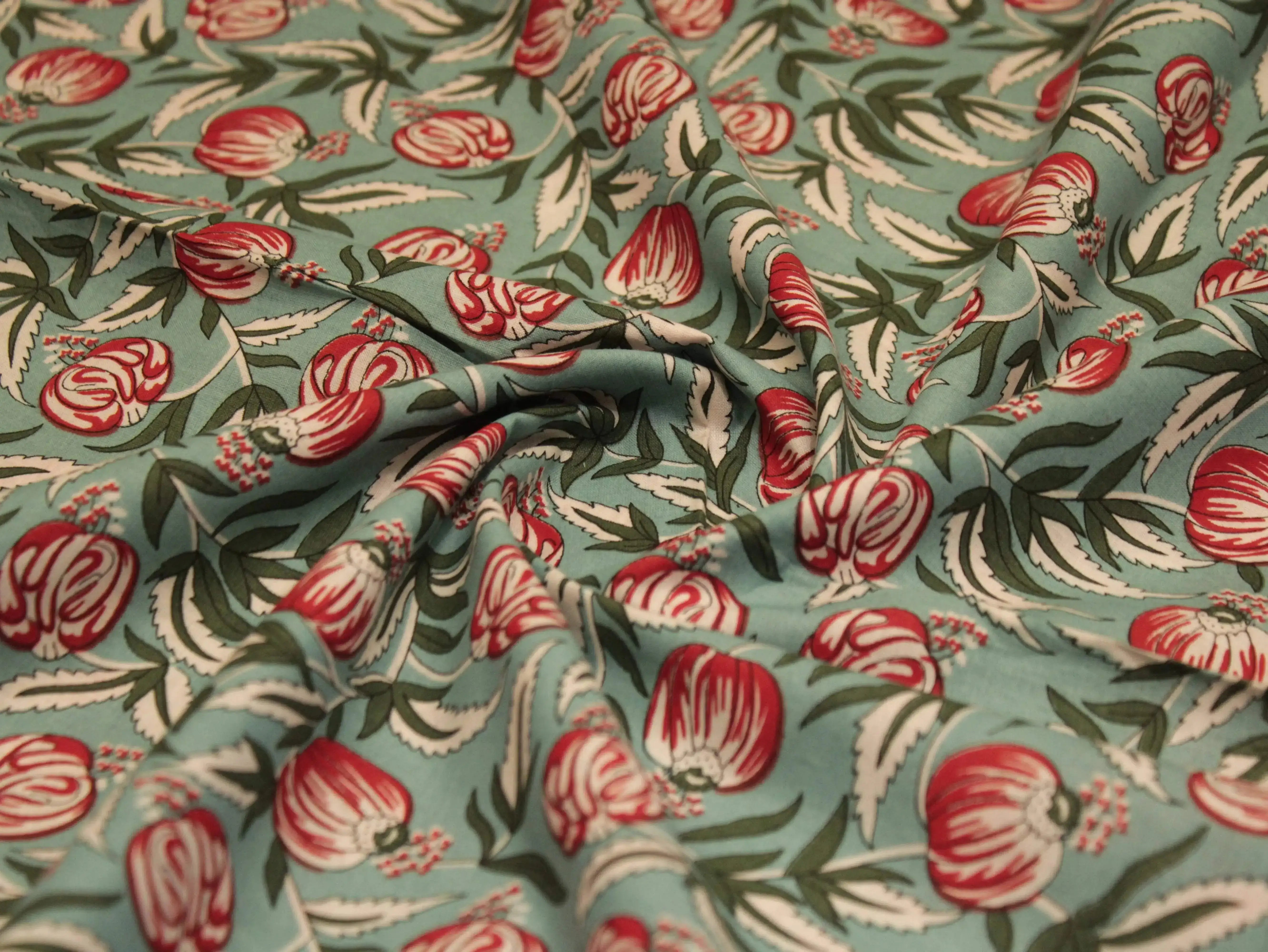 Euphoric cotton printed fabric by M'Foks - M'Foks