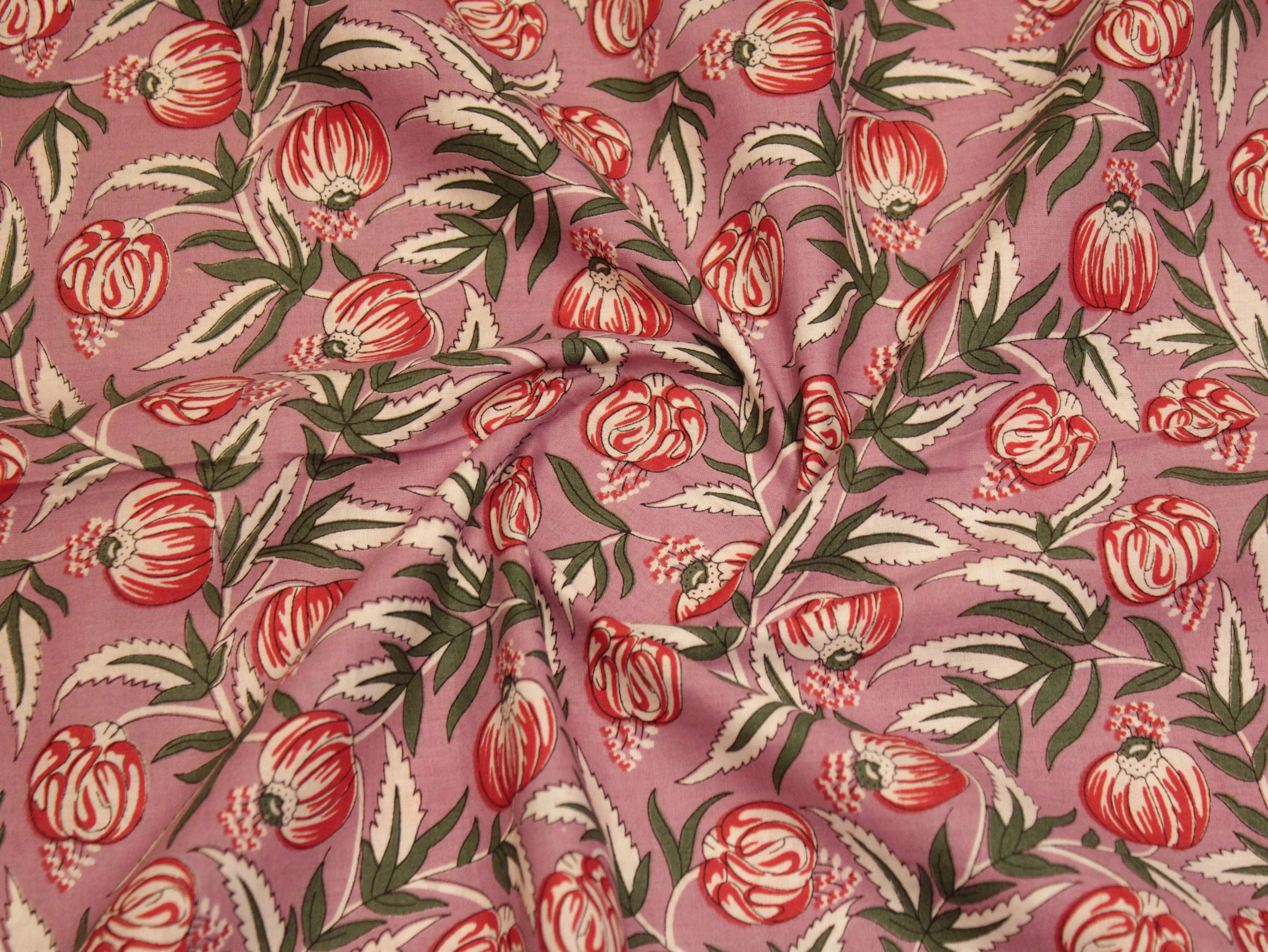 Euphoric cotton printed fabric by M'Foks - M'Foks