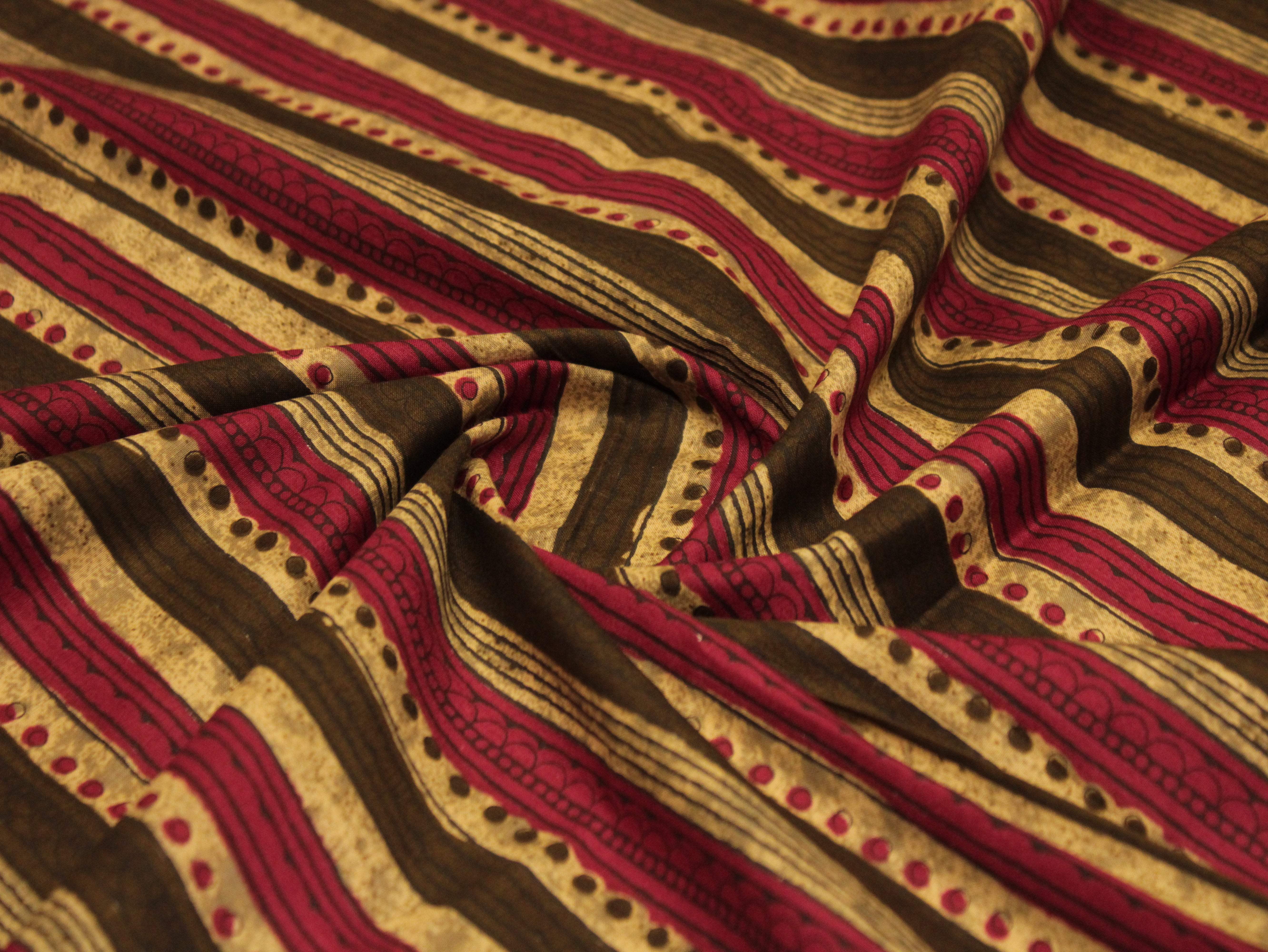Euphoric cotton printed fabric by M'Foks - M'Foks