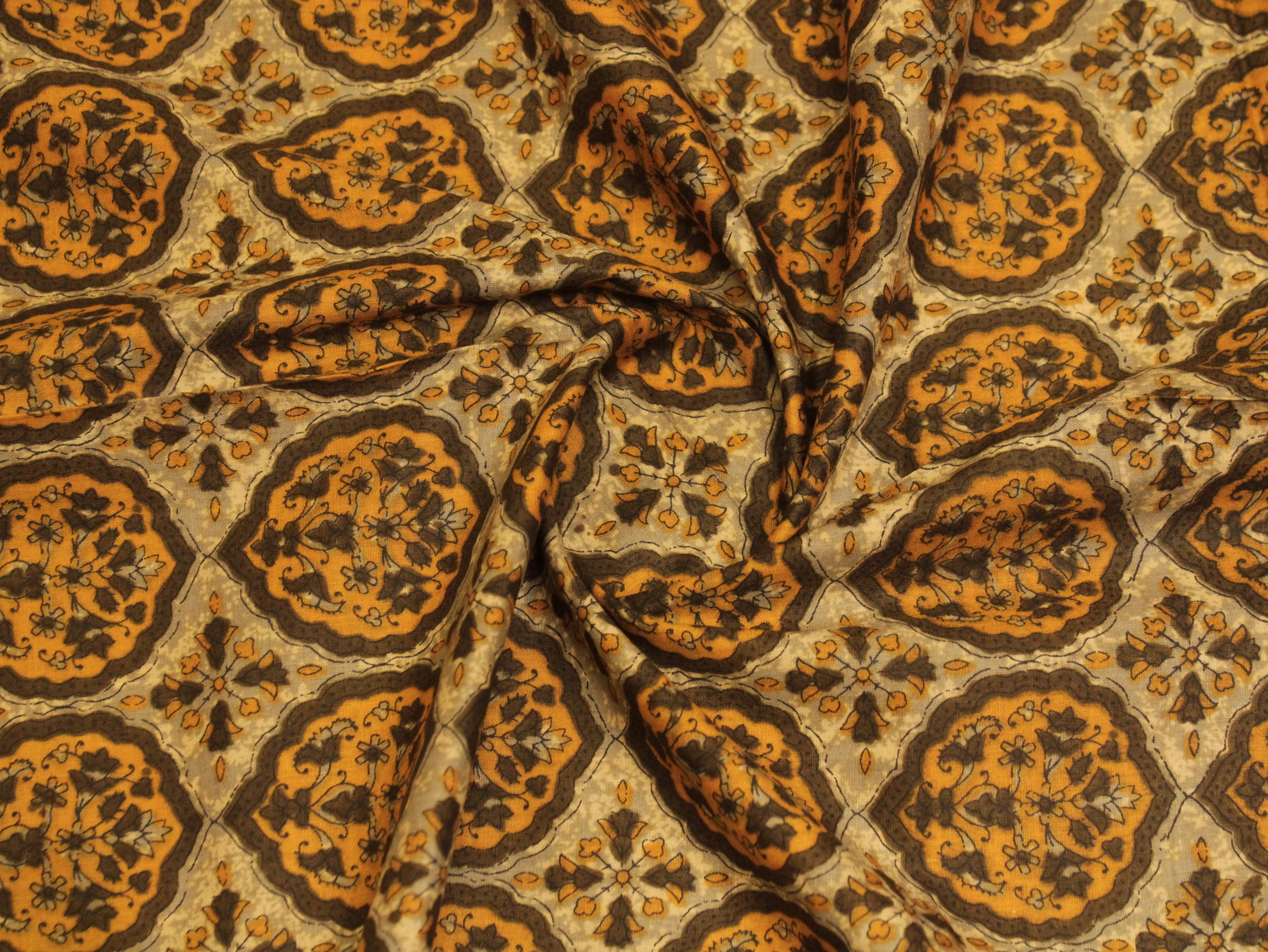 Euphoric cotton printed fabric by M'Foks - M'Foks