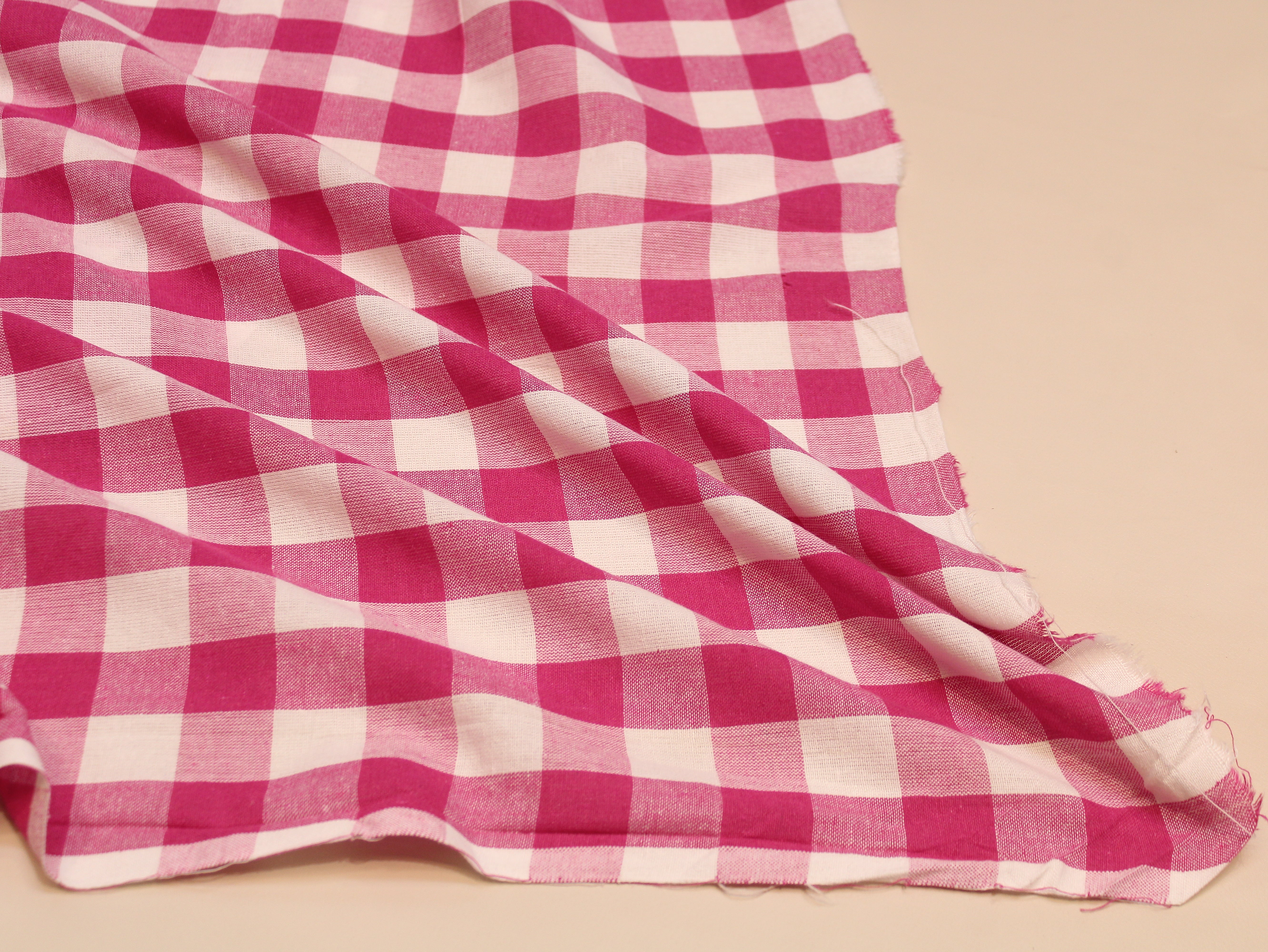 Tissu Seersucker Pur Coton Lavé Qualité 44 Pouces | Seersucker À Carreaux