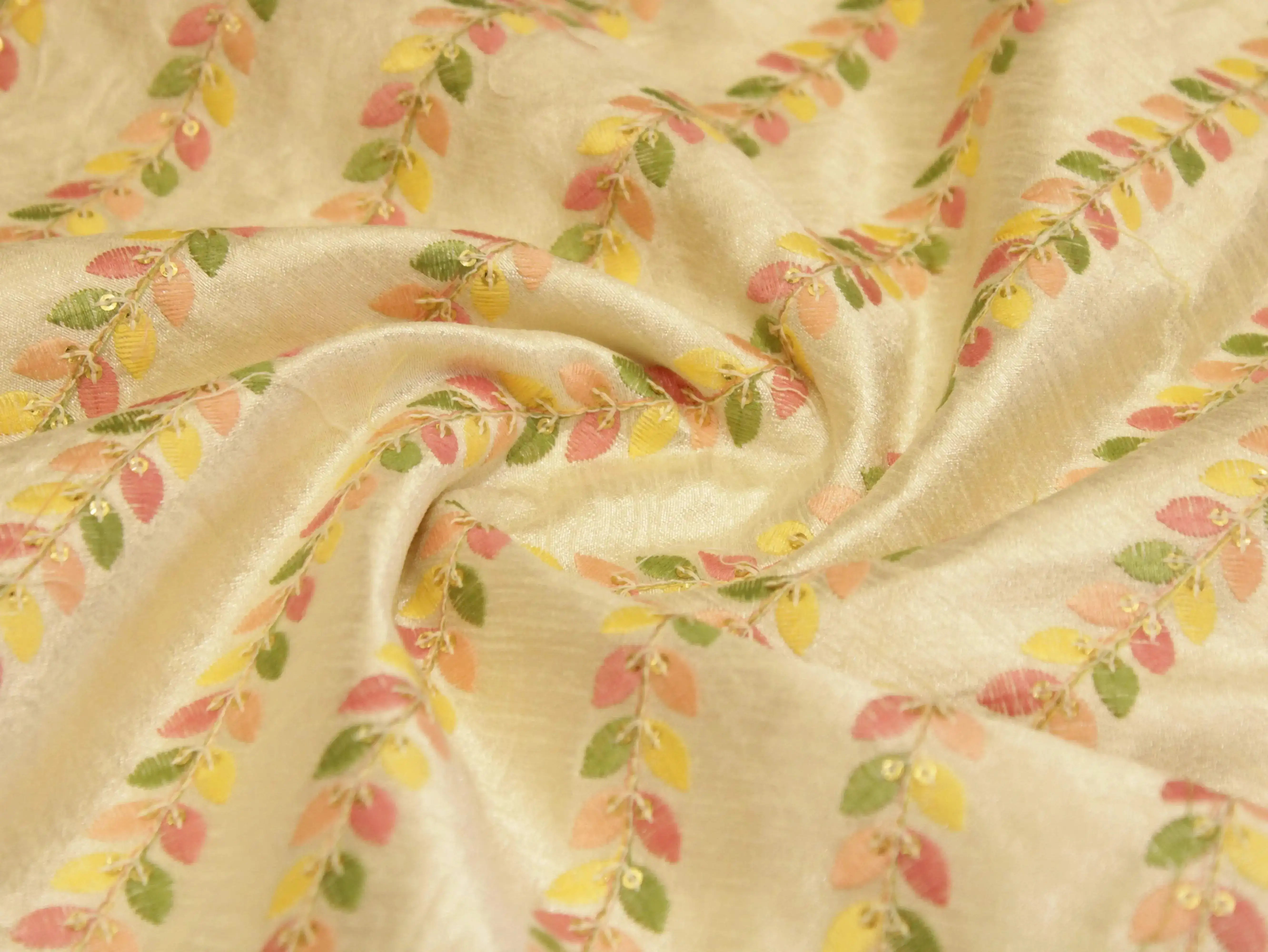 Premium Phantom Silk Thread Work Fabric - M'Foks