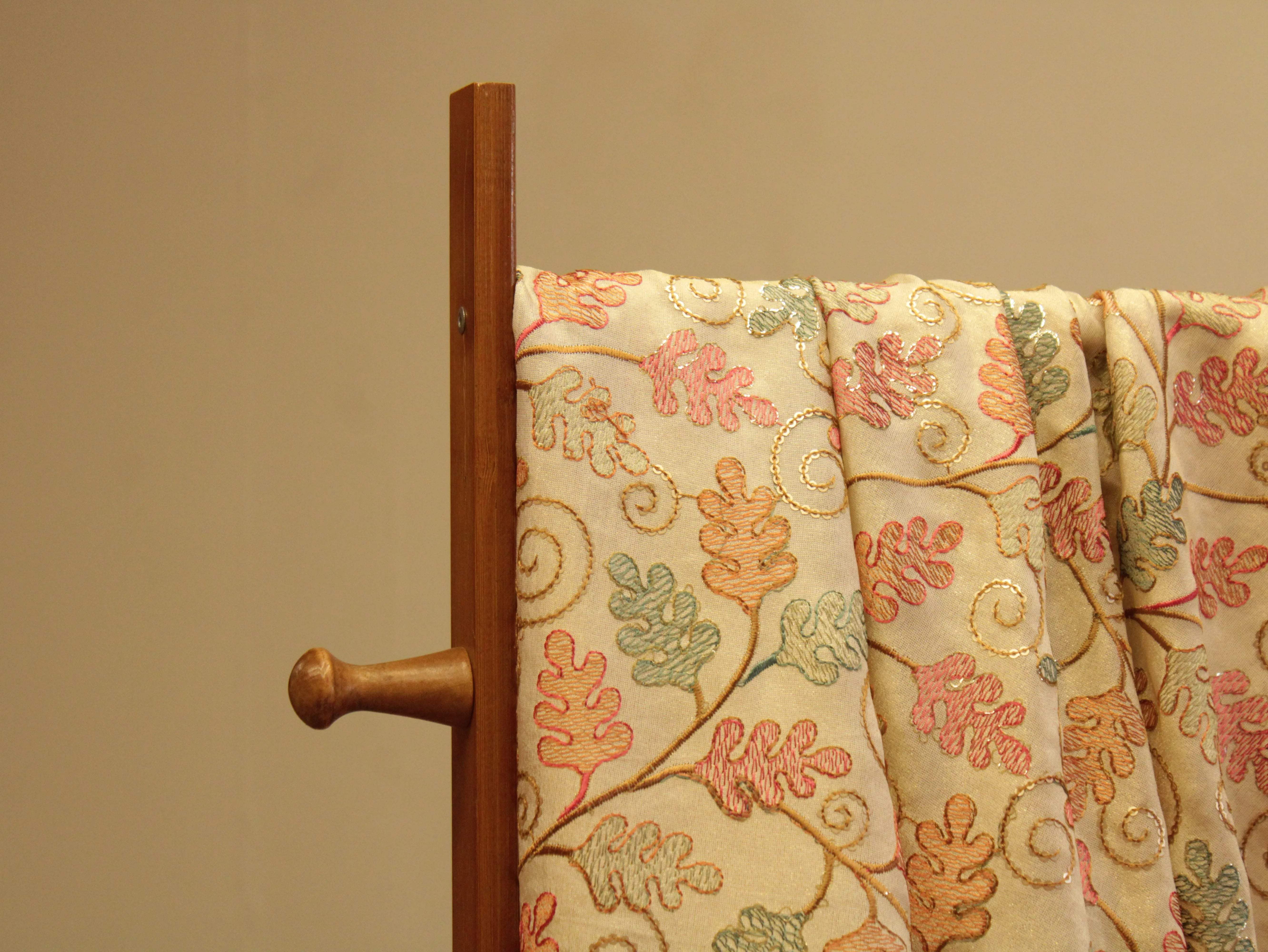 Premium Pure Tissue Fabric with Rich Thread Work - M'Foks