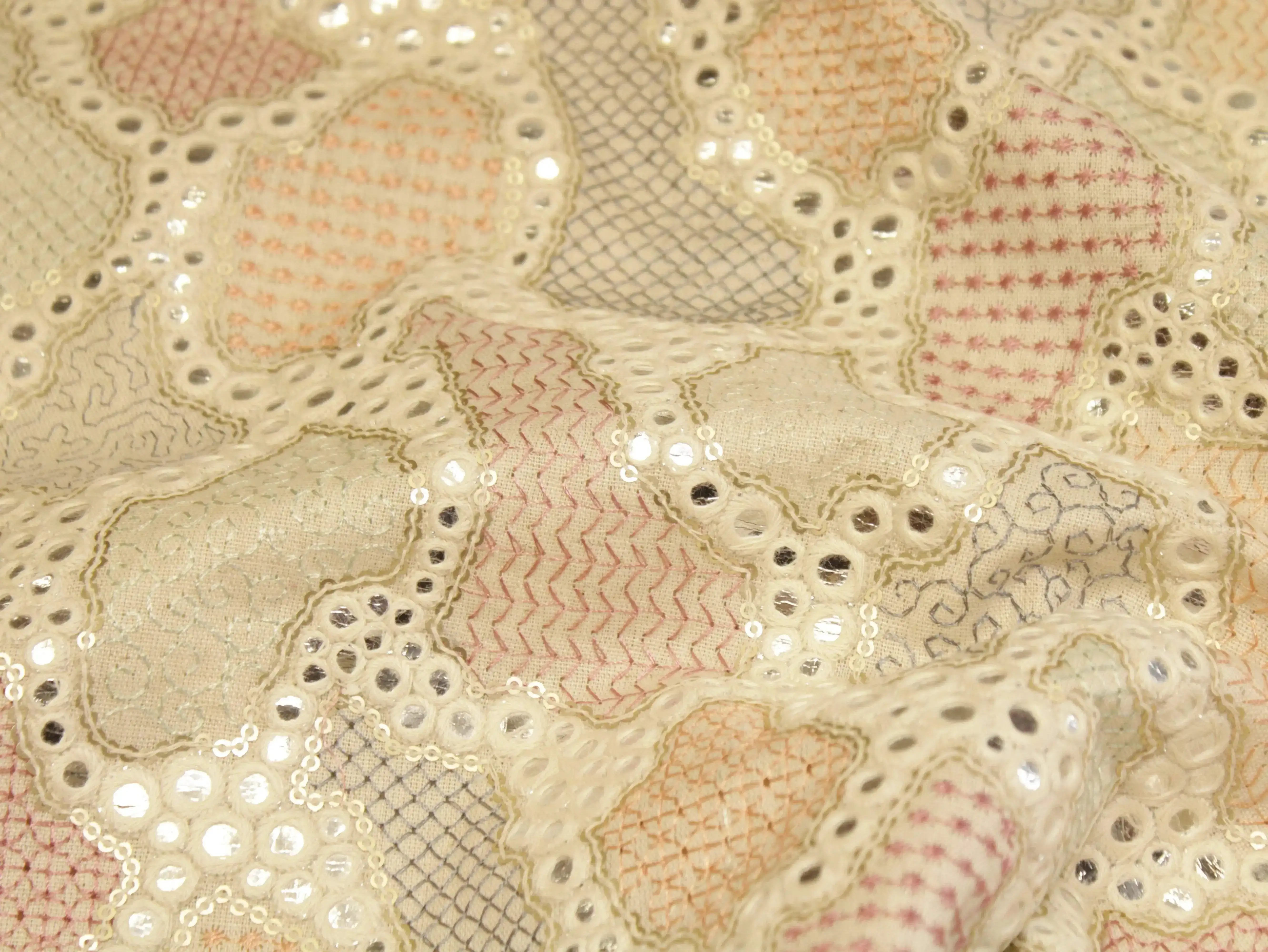 Premium Thread Work Fabric for Indowestern & Family Ensembles - M'Foks