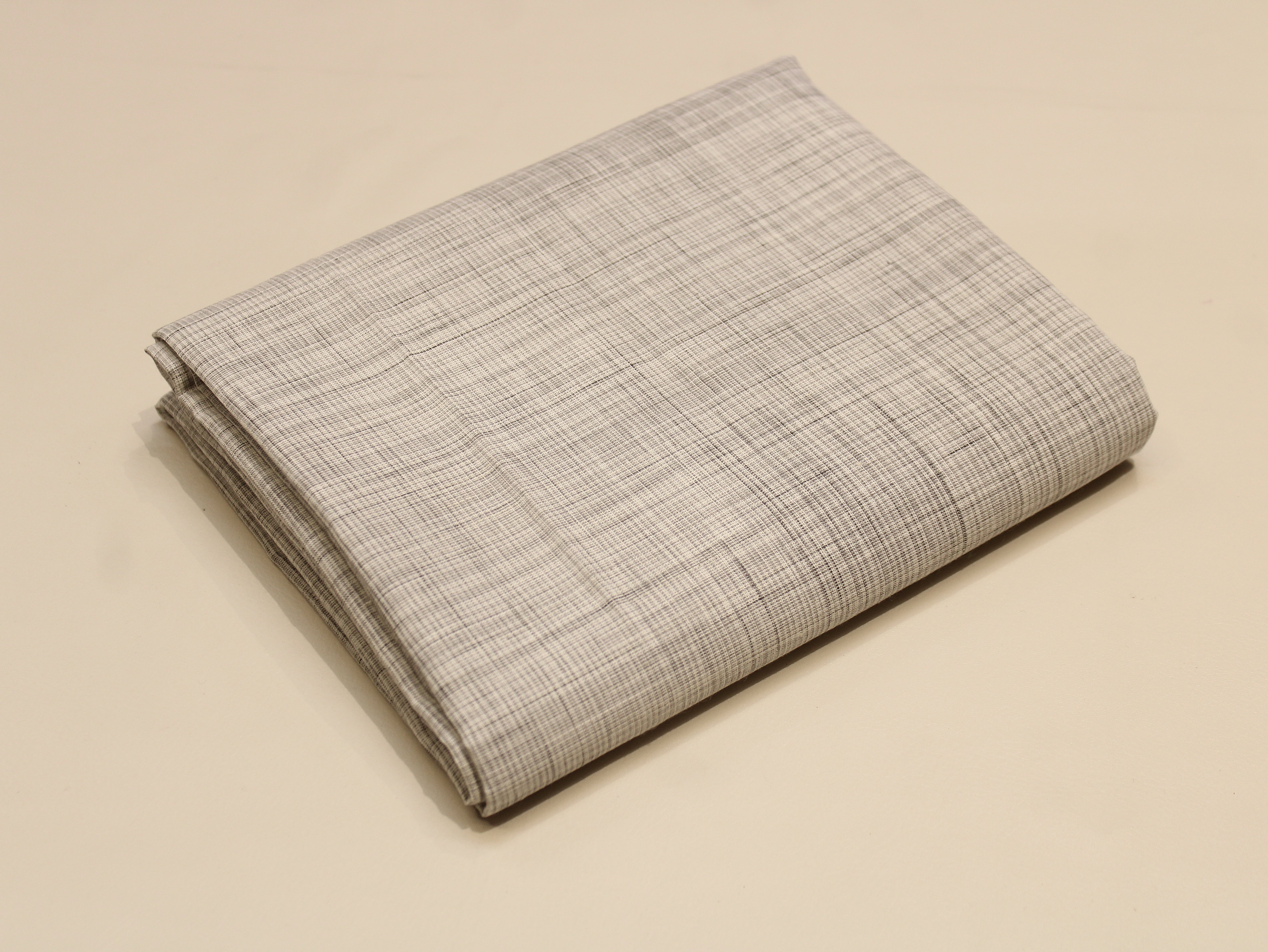 Pure Cotton Handloom Two-Tone Zero Finish Fabric | 44 Inch