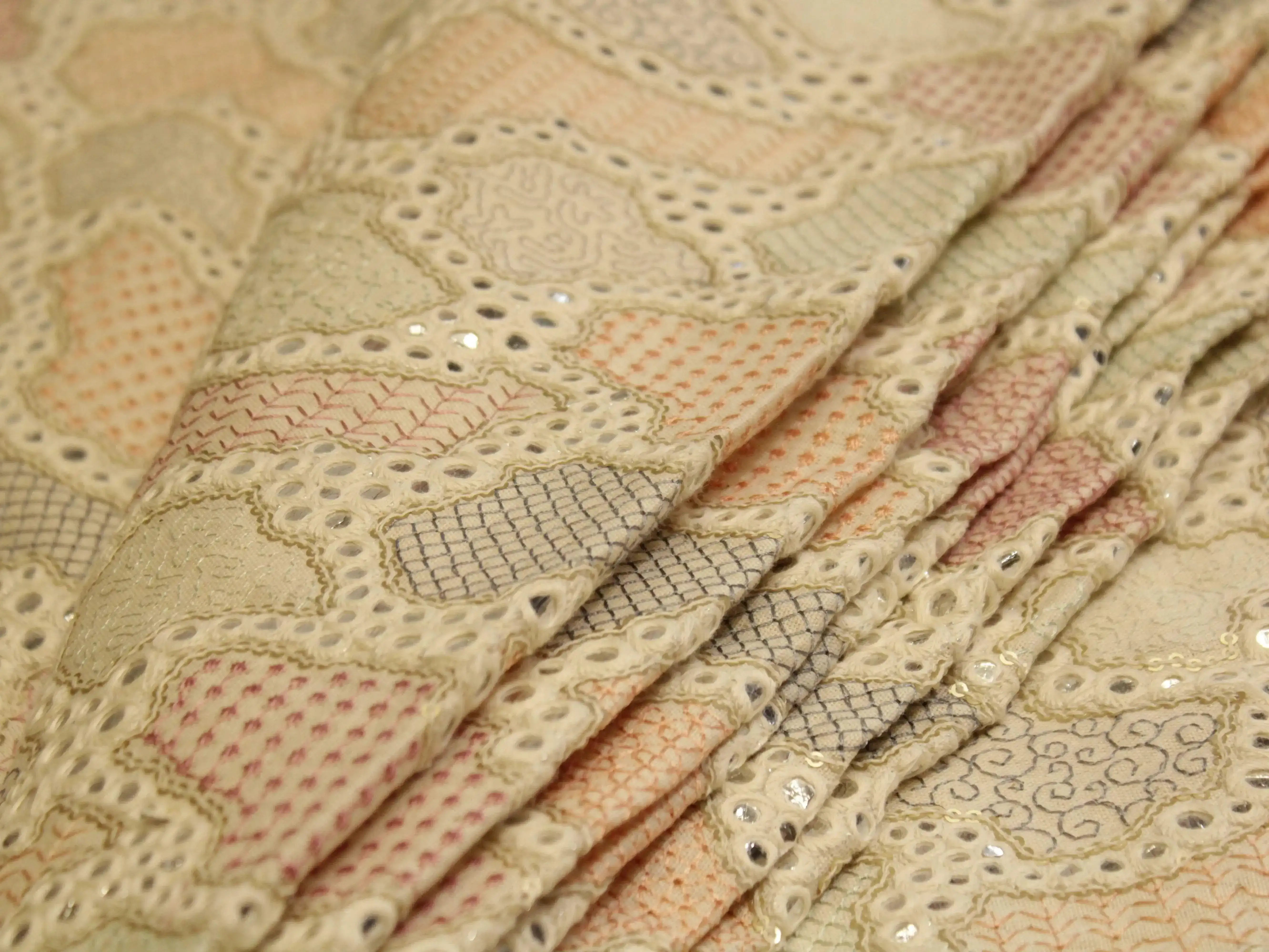 Premium Thread Work Fabric for Indowestern & Family Ensembles - M'Foks