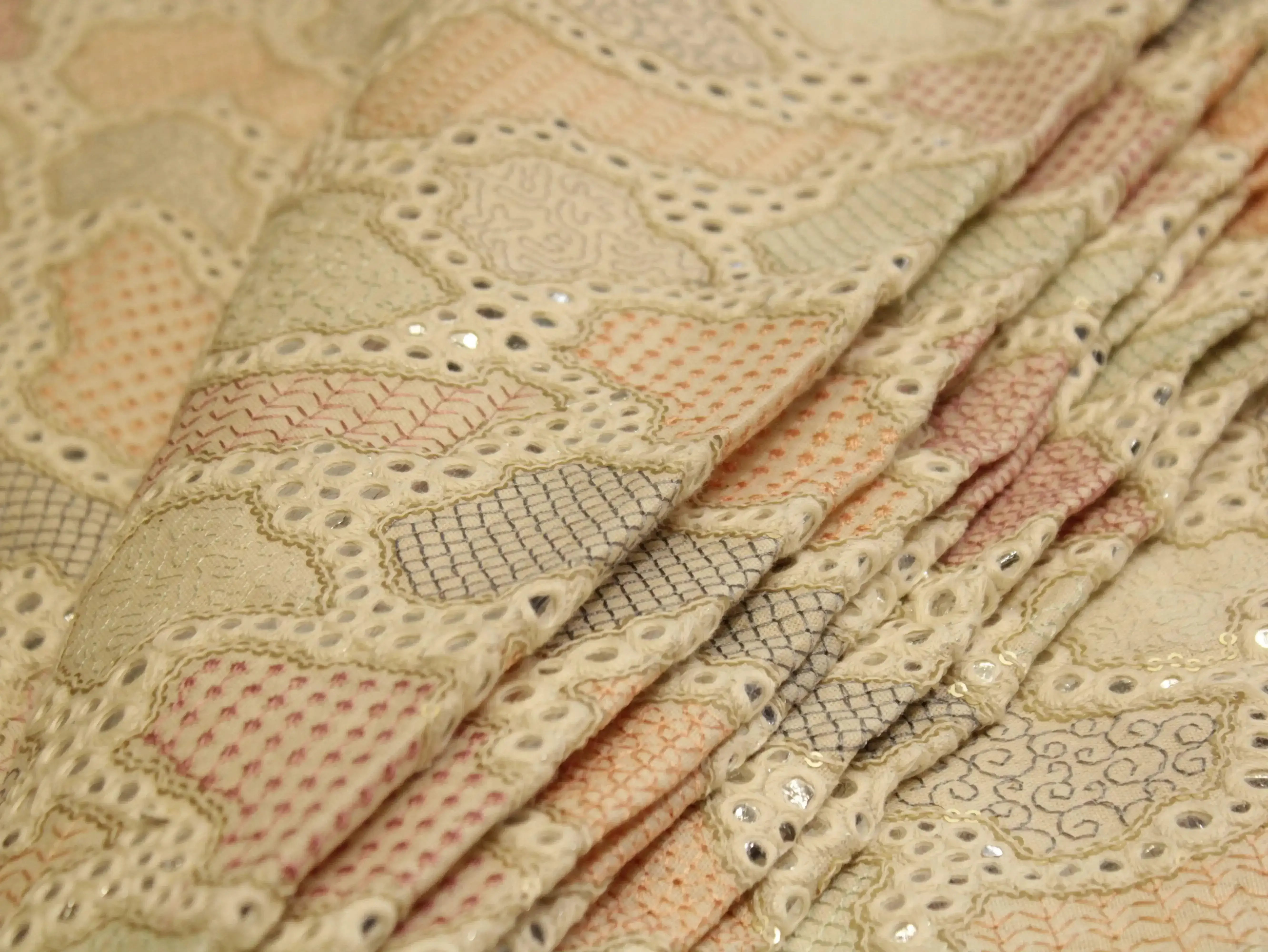 Premium Thread Work Fabric for Indowestern & Family Ensembles - M'Foks