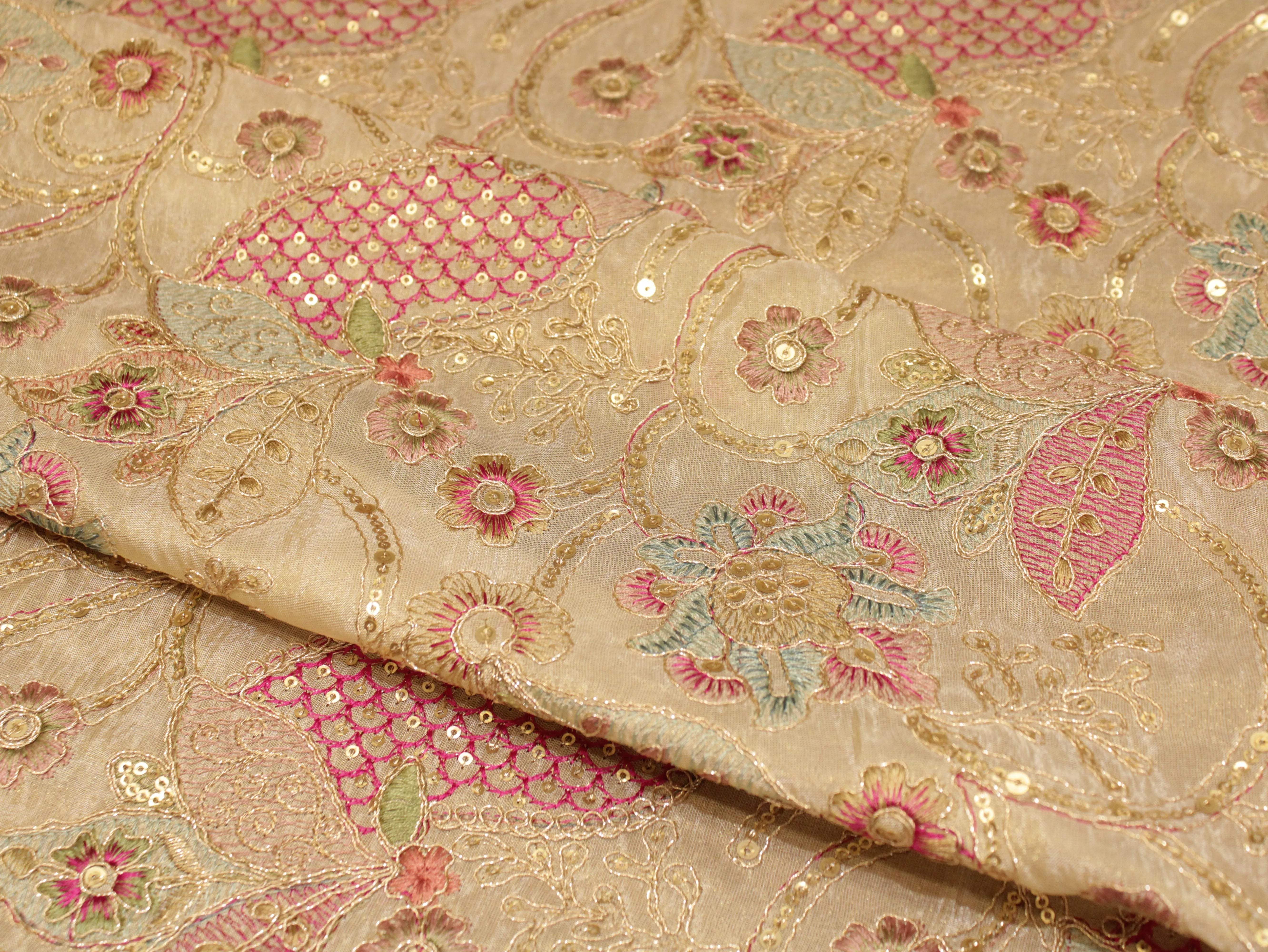 Premium Thread Work Fabric for Indowestern & Family Ensembles - M'Foks
