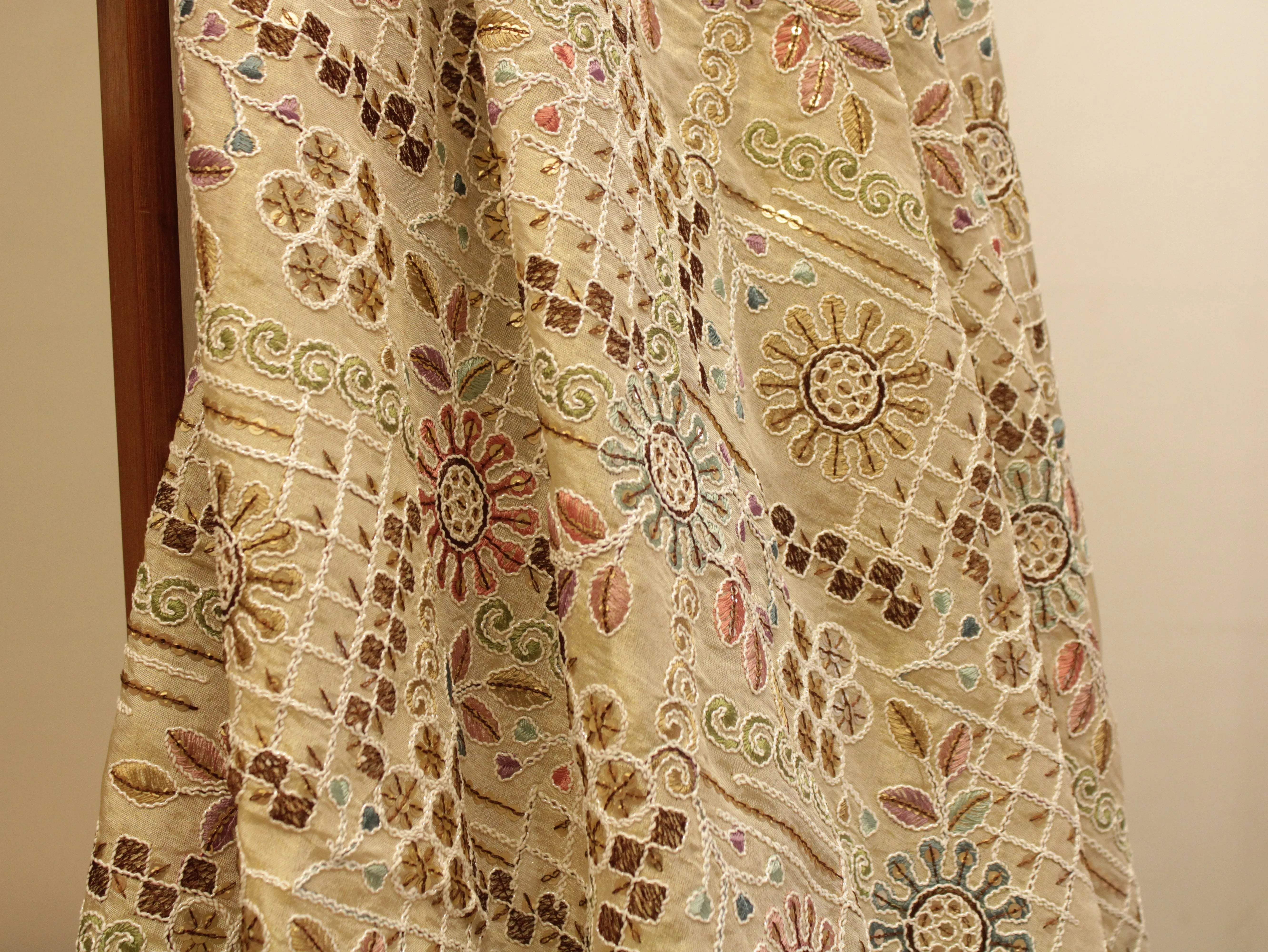 Premium Thread Work Fabric for Indowestern & Family Ensembles - M'Foks