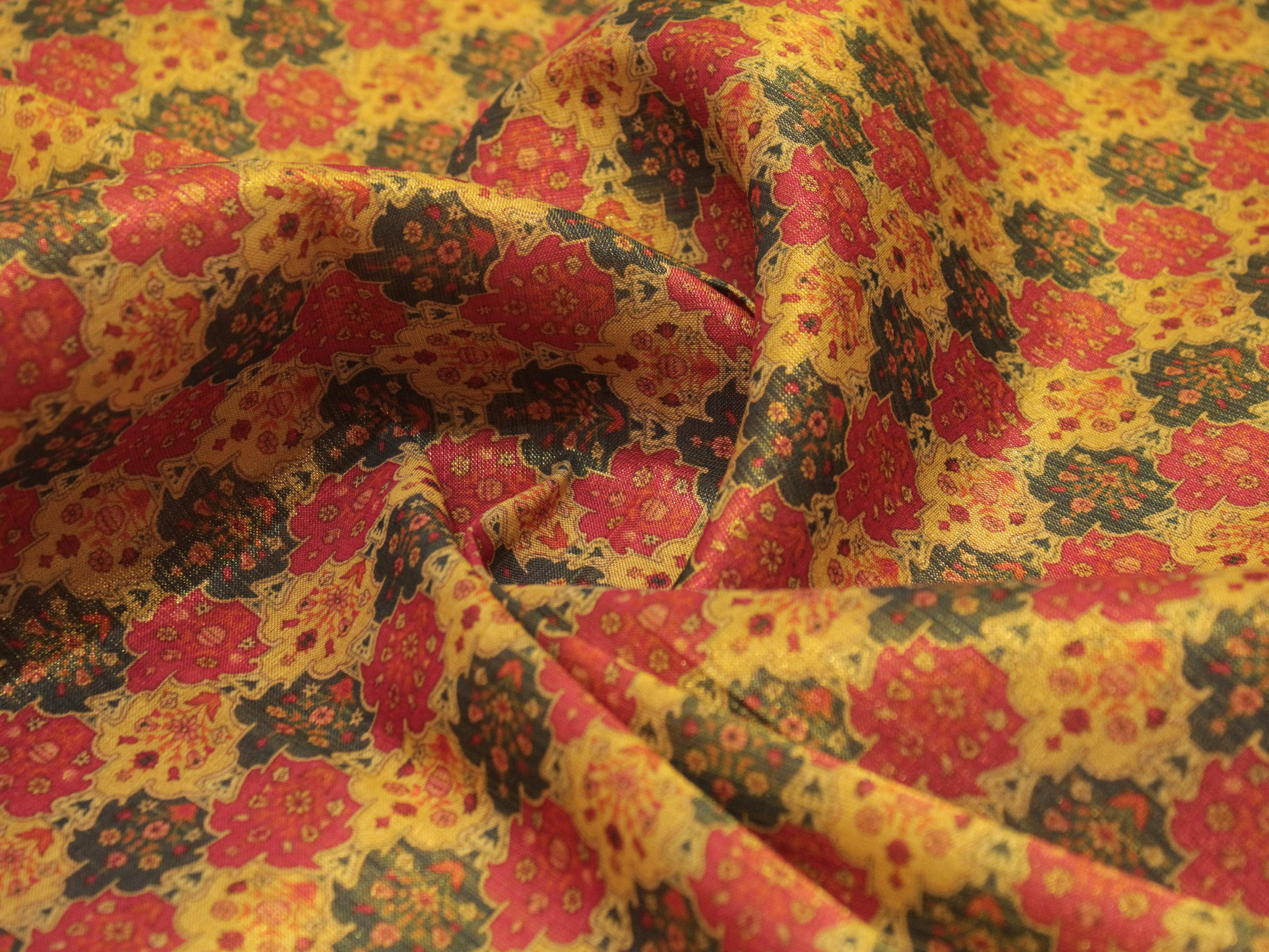 Premium Digital Print Tissue Fabric - M'Foks