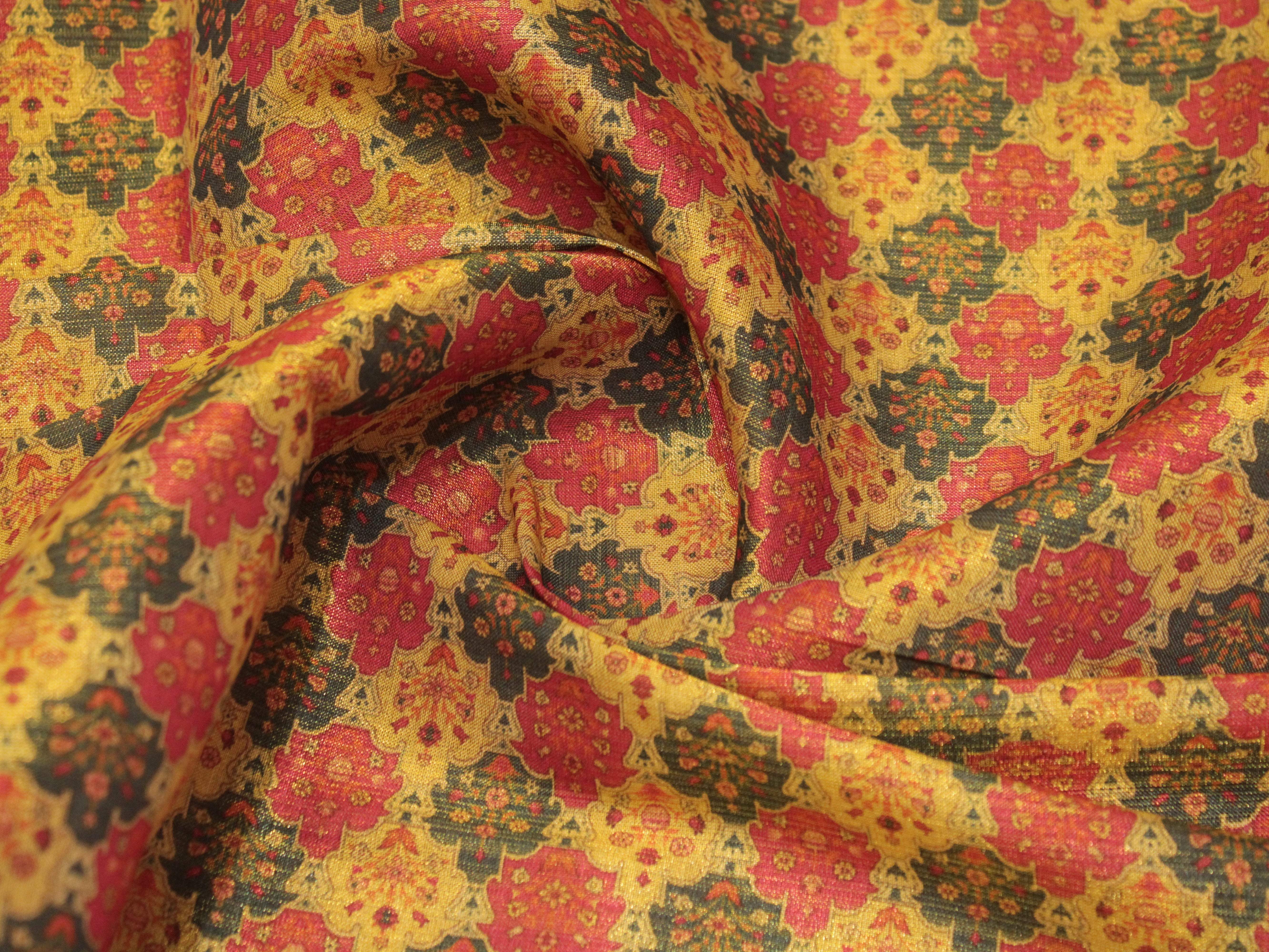 Premium Digital Print Tissue Fabric - M'Foks