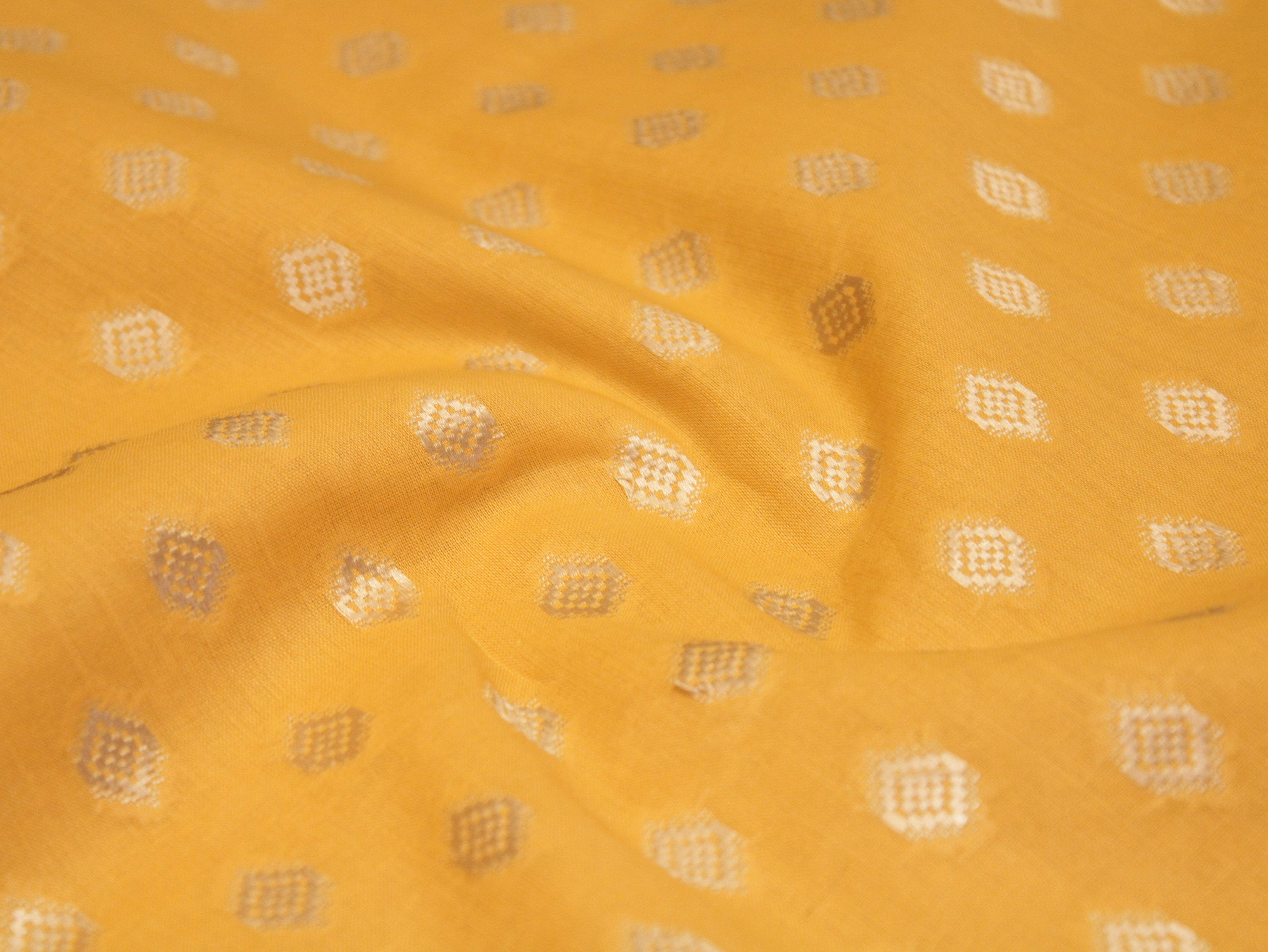 Natural Cotton Woven Fabric - Pastel Yellow - M'Foks