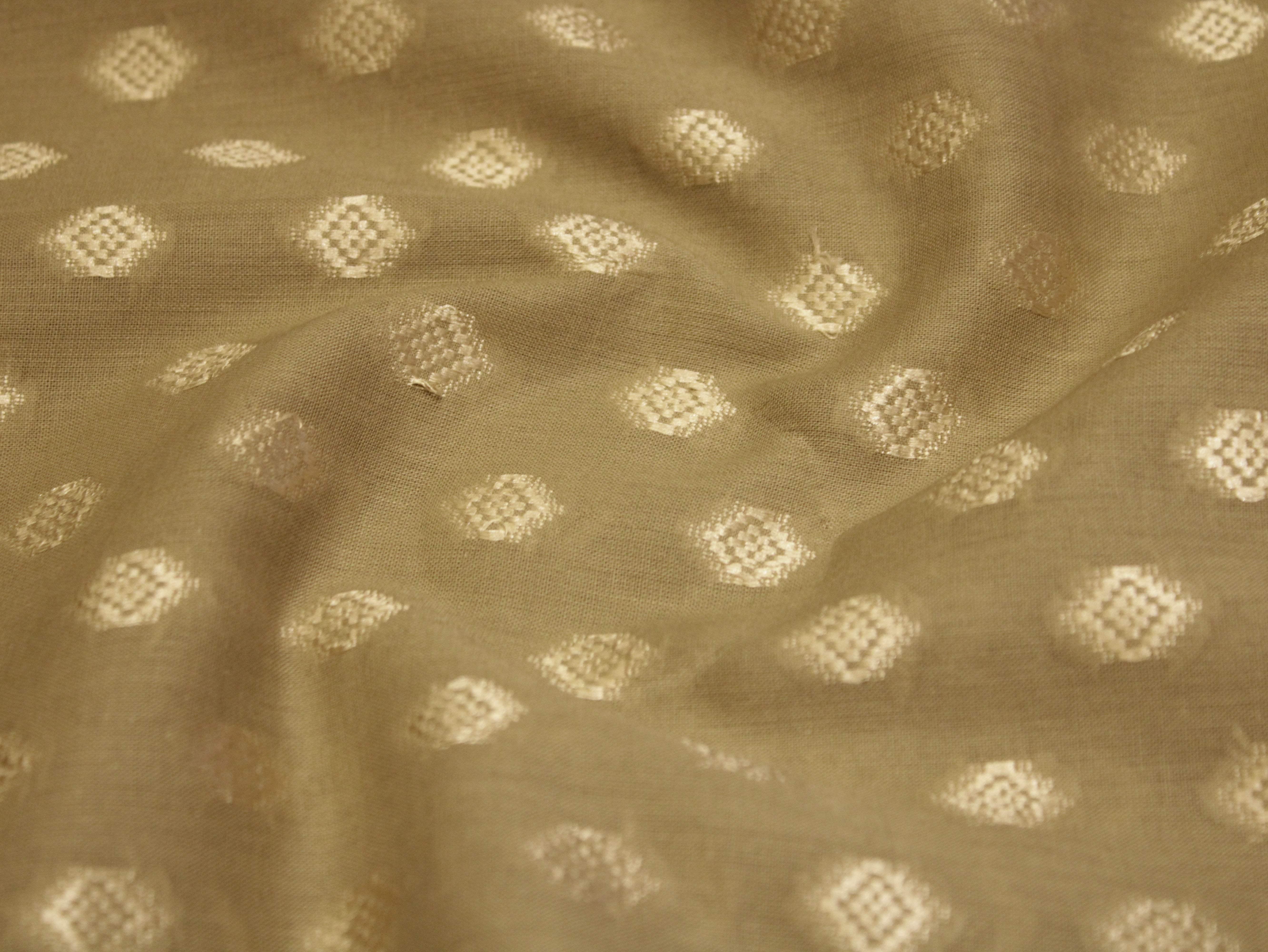 Natural Cotton Woven Fabric - Dusty Grey - M'Foks
