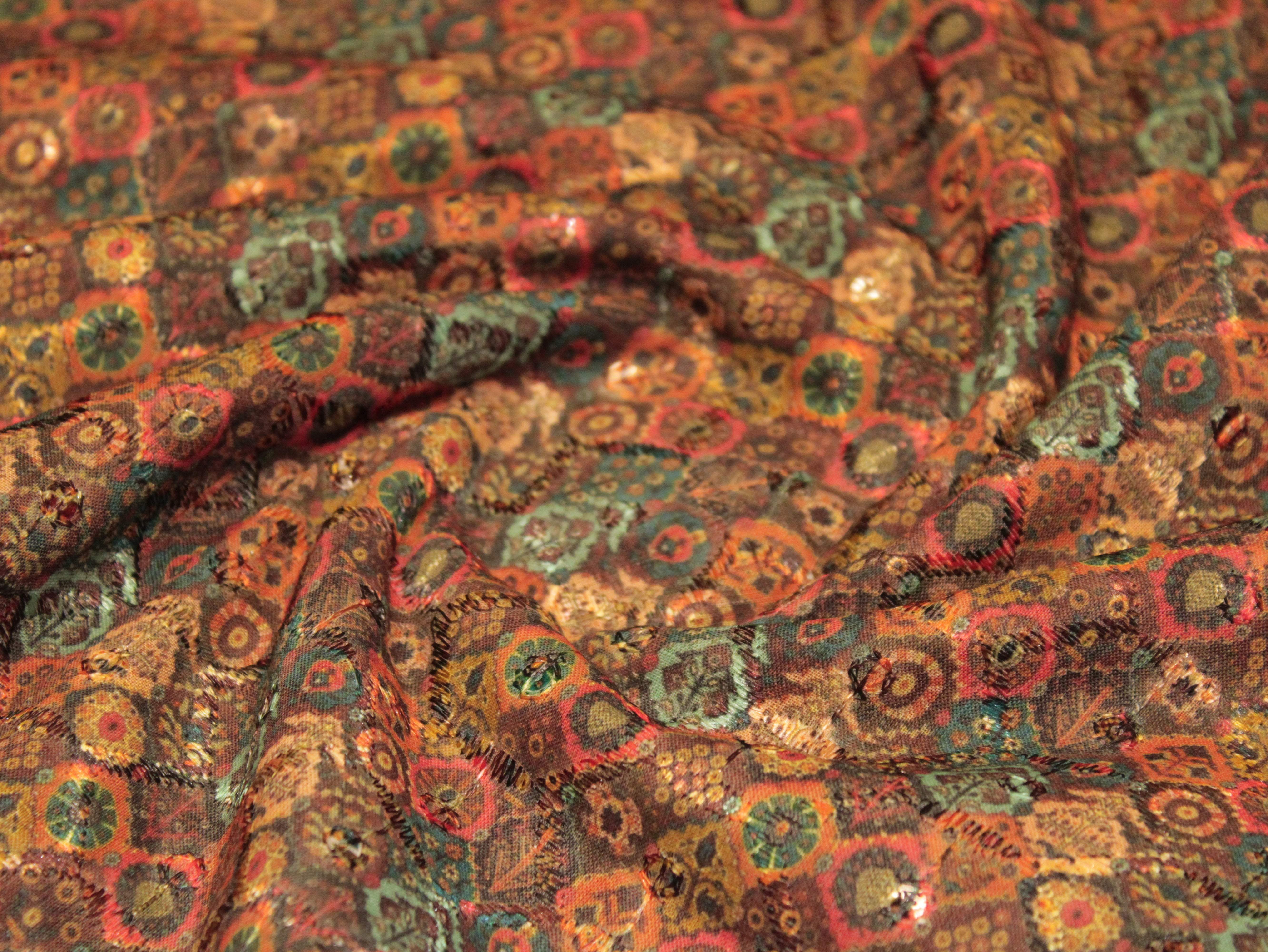 Dream weave - Mal Mal Cotton Sequin Hakoba Fabric - M'Foks