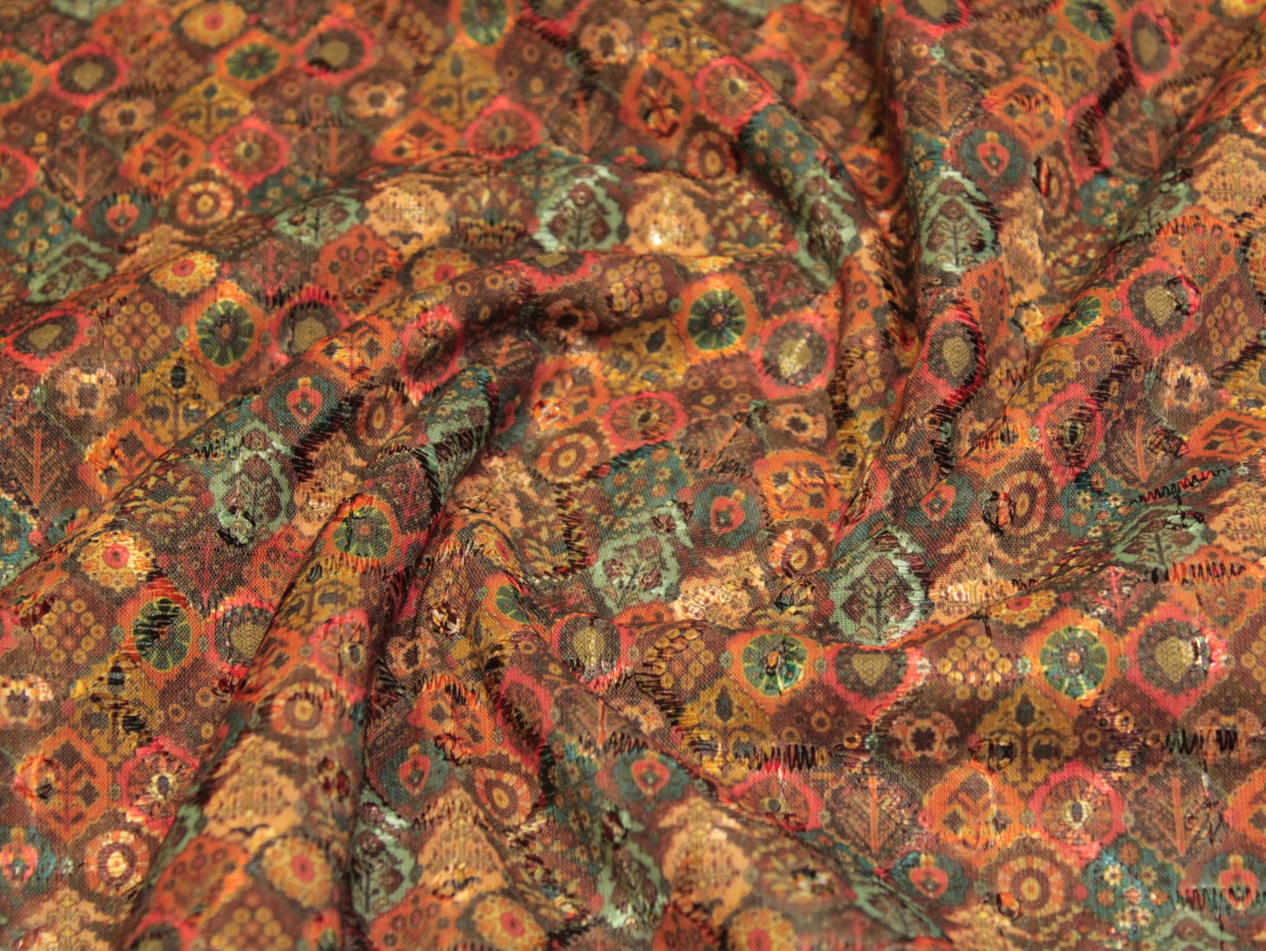 Dream weave - Mal Mal Cotton Sequin Hakoba Fabric - M'Foks