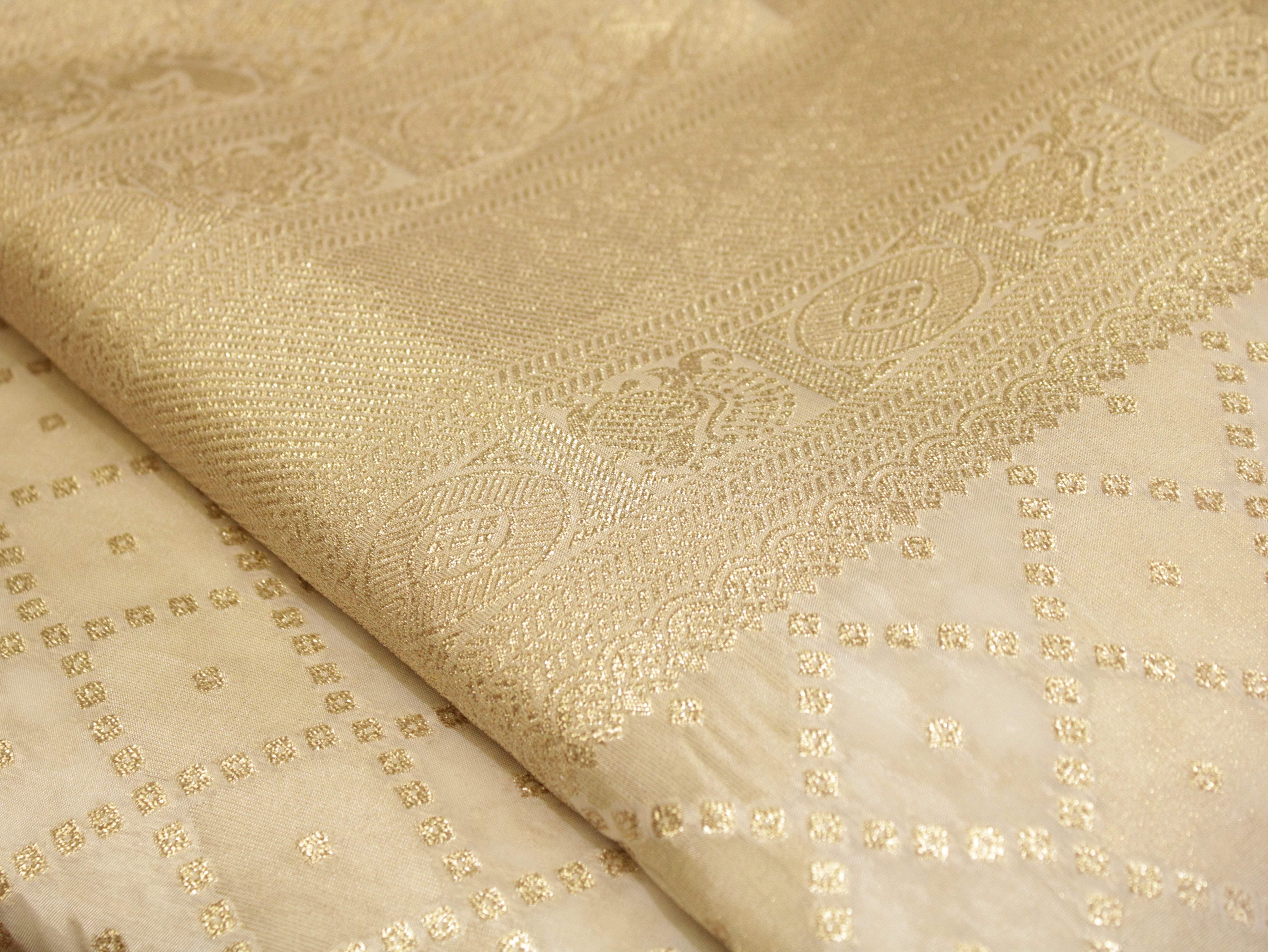 Premium Jacquard Panel Tissue Fabric - Dyeable - M'Foks