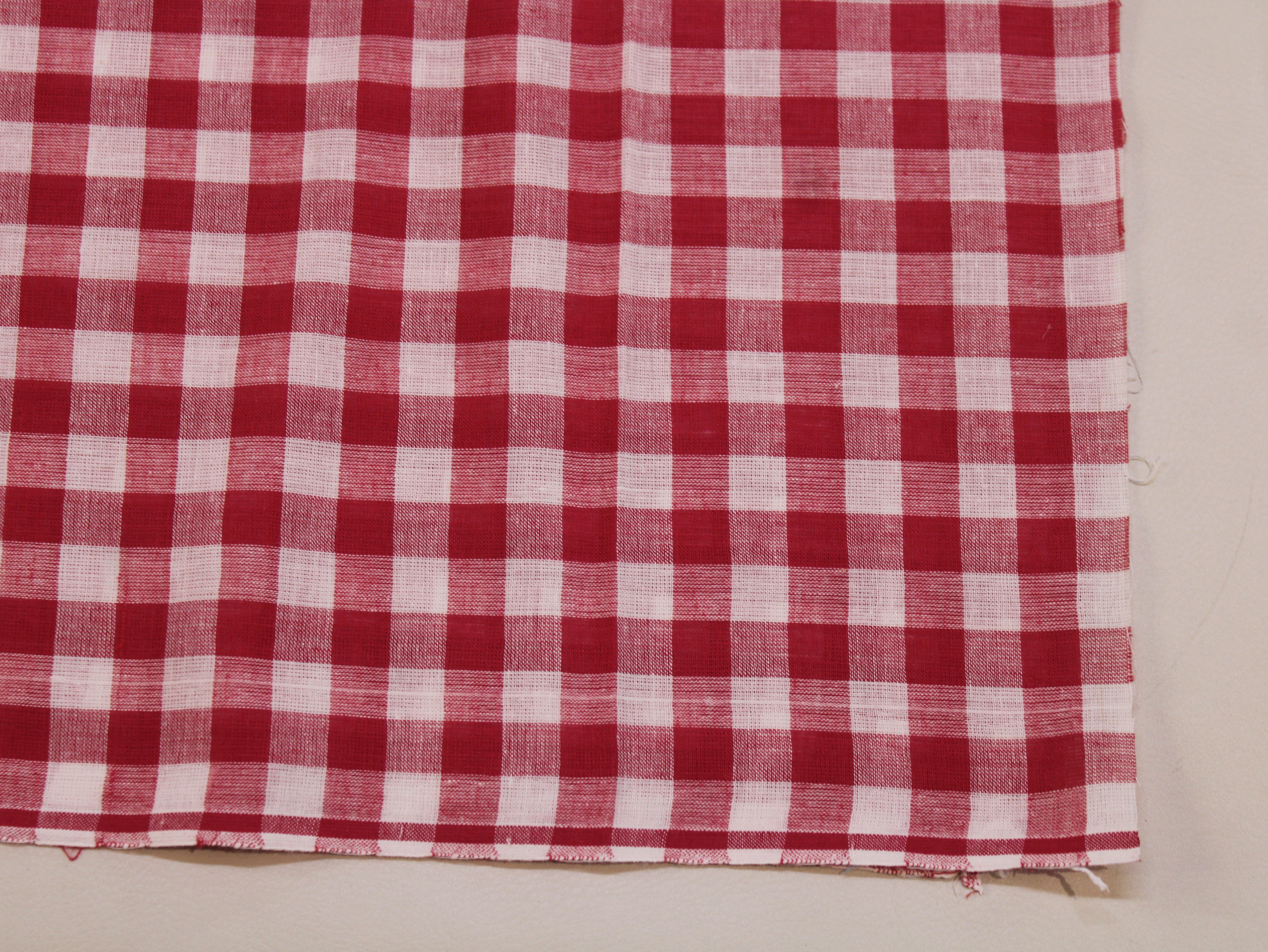 Tissu Seersucker Pur Coton Lavé Qualité 44 Pouces | Seersucker À Carreaux