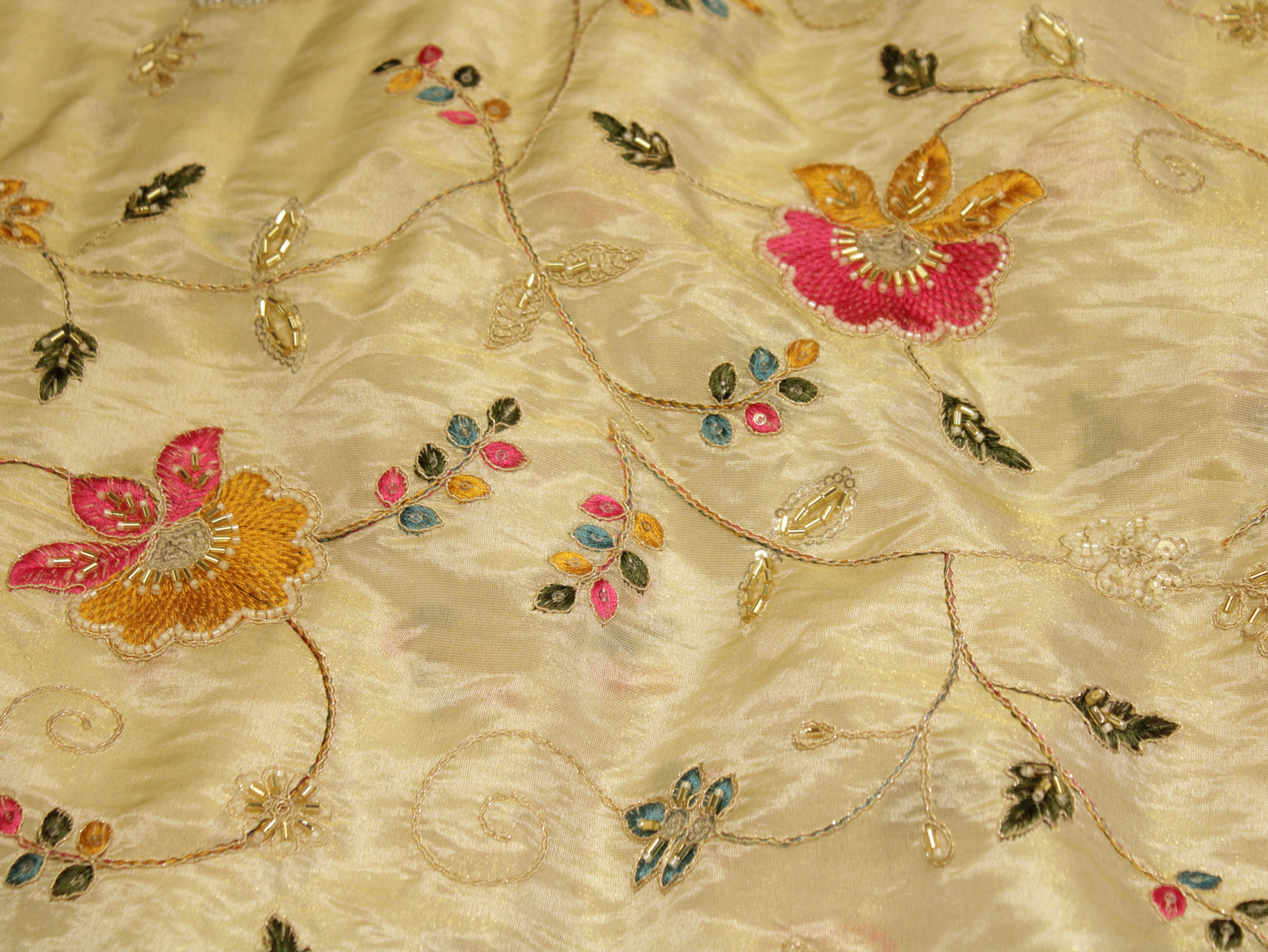 Enchanted Weaves: Cotton Satin Kalamkari Tales by M'Foks