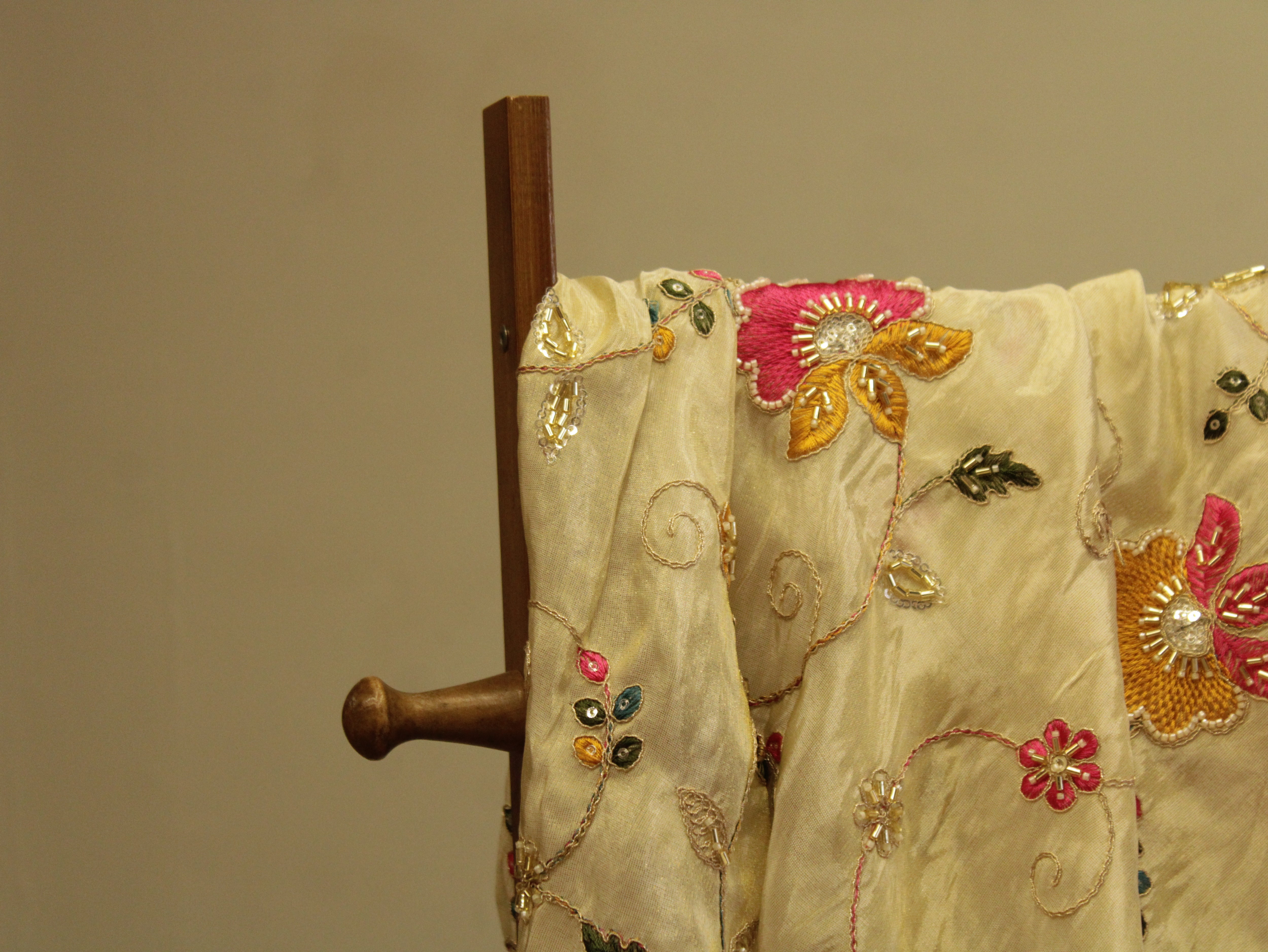Enchanted Weaves: Cotton Satin Kalamkari Tales by M'Foks