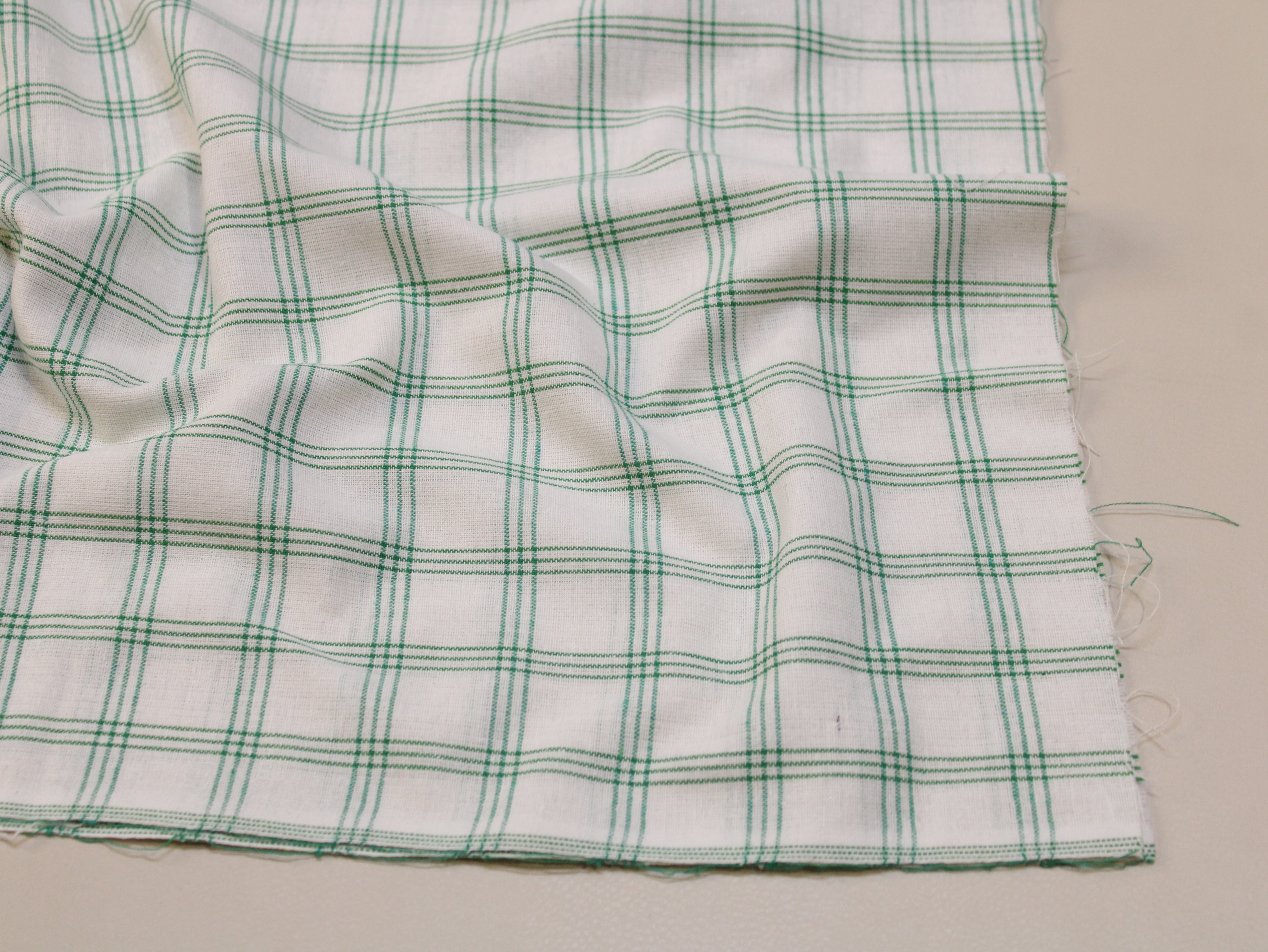 Tissu Seersucker Pur Coton Lavé Qualité 44 Pouces | Seersucker À Carreaux