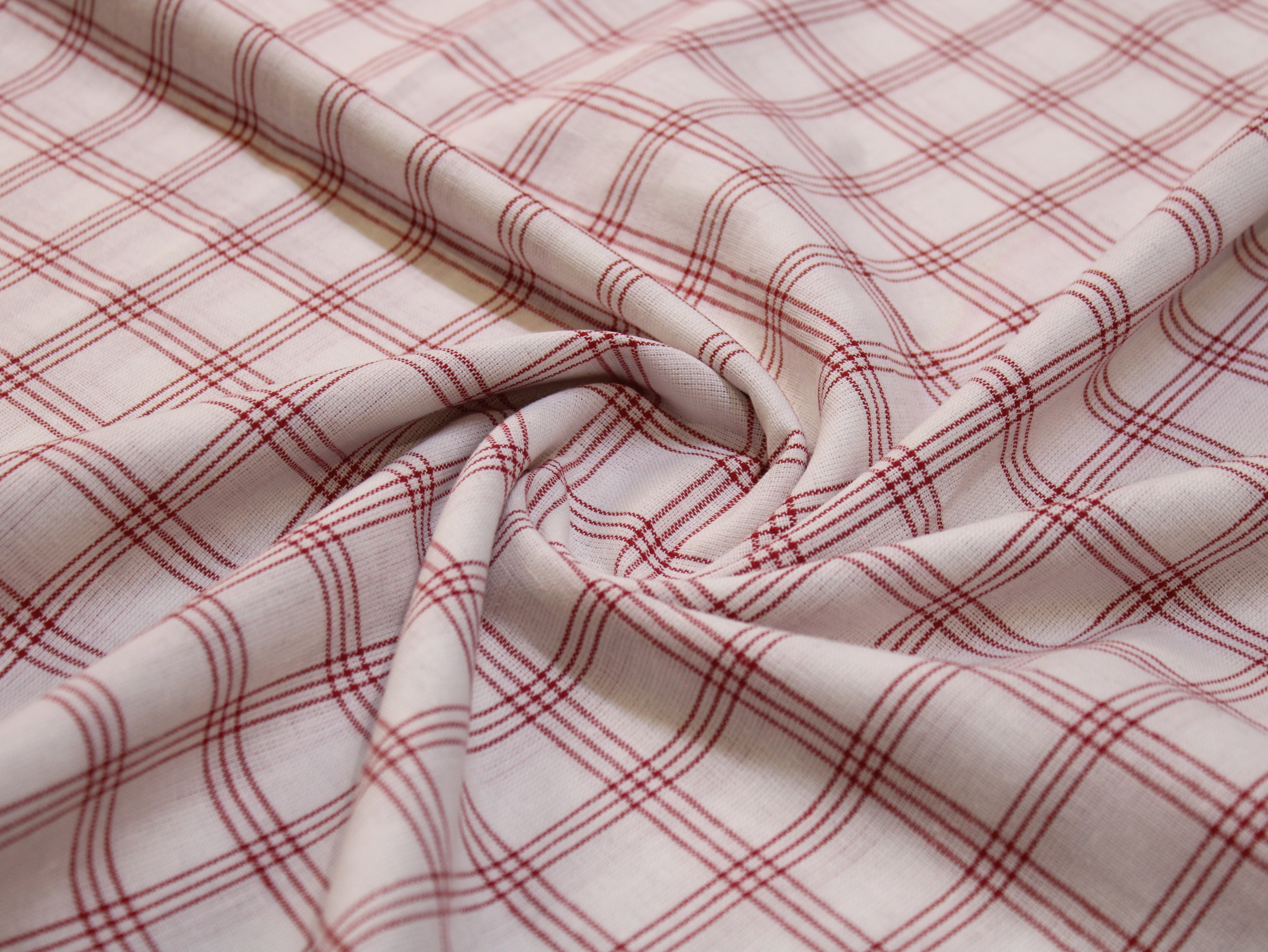 Tissu Seersucker Pur Coton Lavé Qualité 44 Pouces | Seersucker À Carreaux