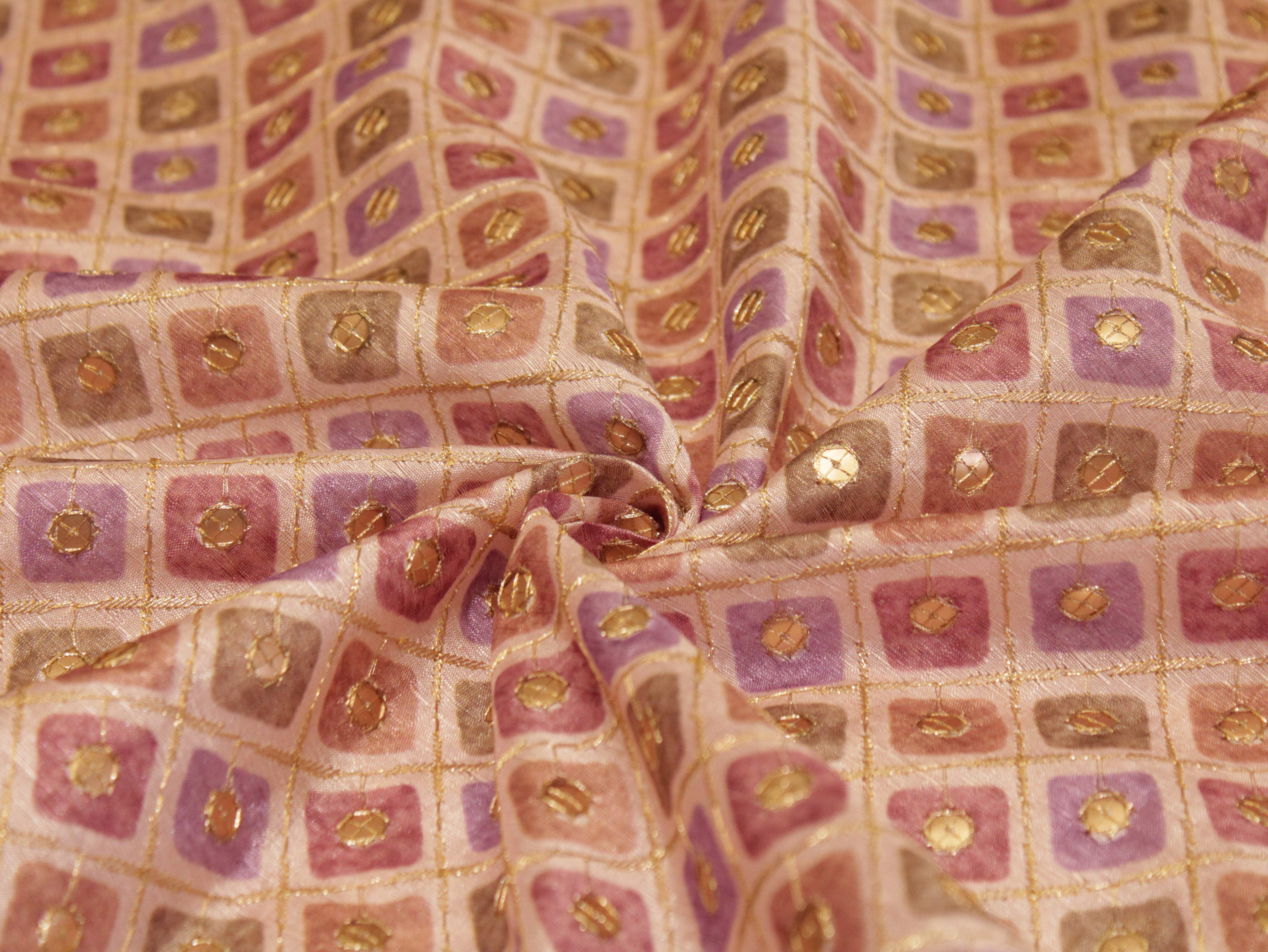 Premium Mulberry Silk Position Work Fabric - M'Foks