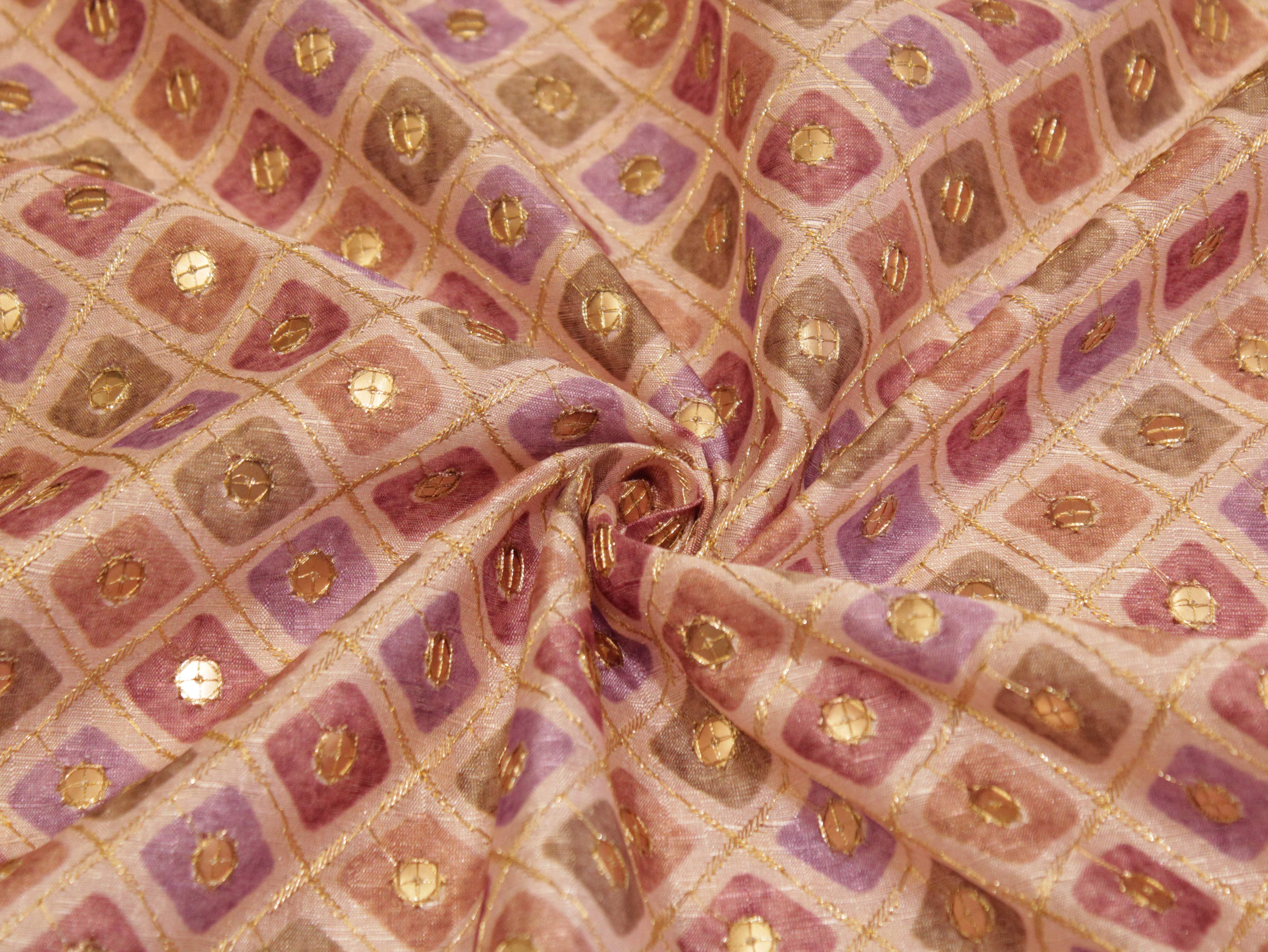 Premium Mulberry Silk Position Work Fabric - M'Foks