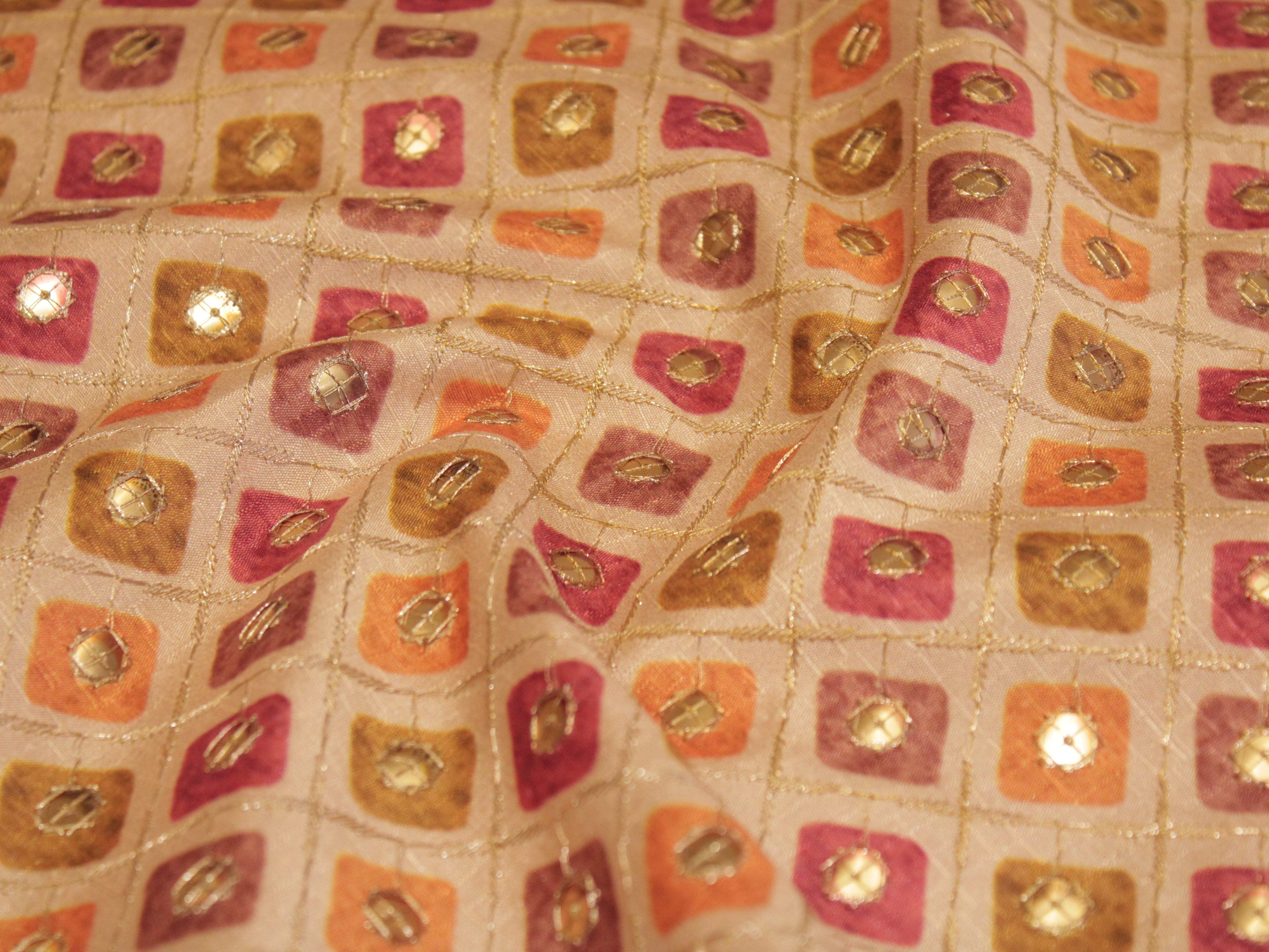 Premium Mulberry Silk Position Work Fabric - M'Foks