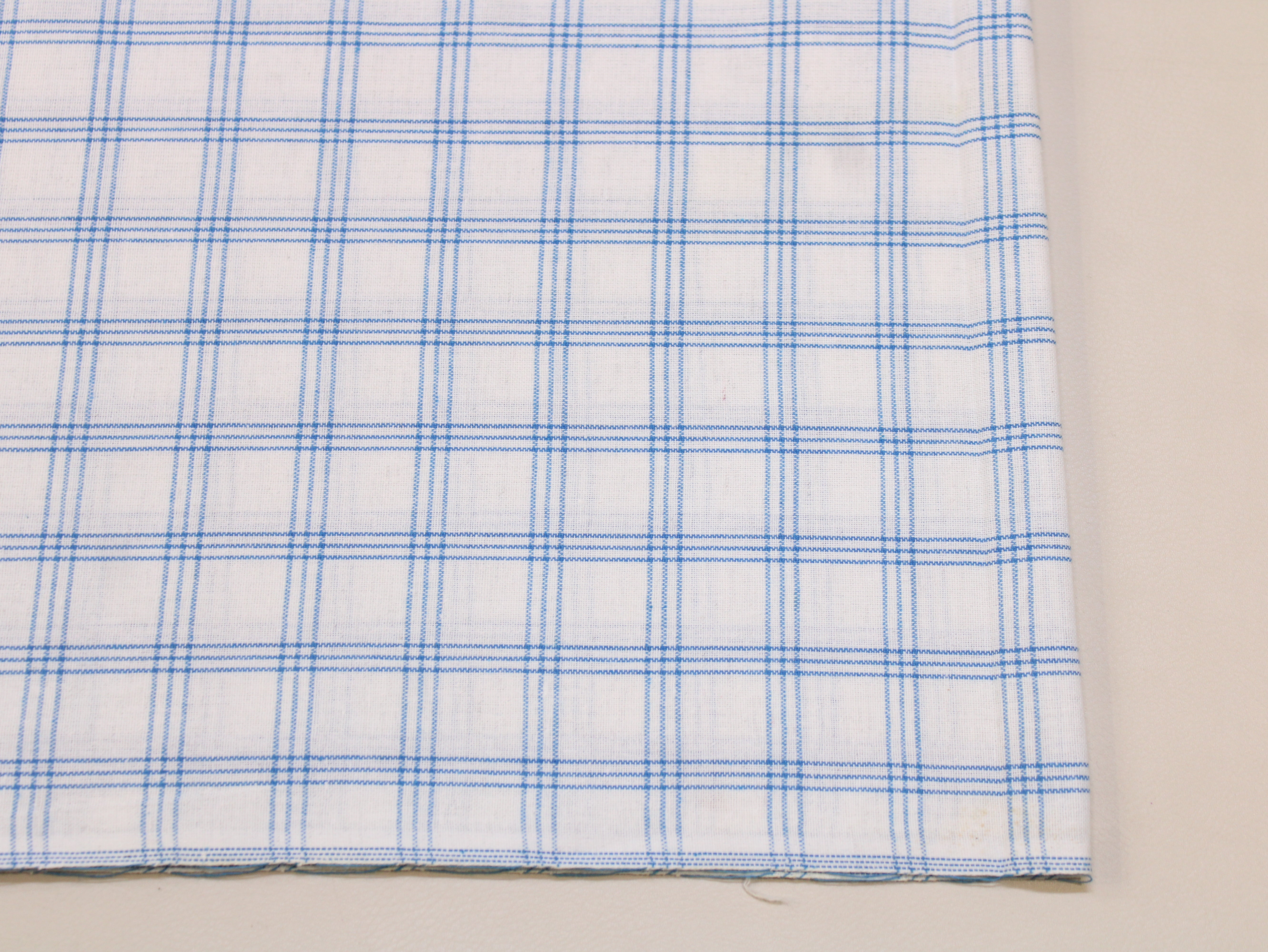 Tissu Seersucker Pur Coton Lavé Qualité 44 Pouces | Seersucker À Carreaux