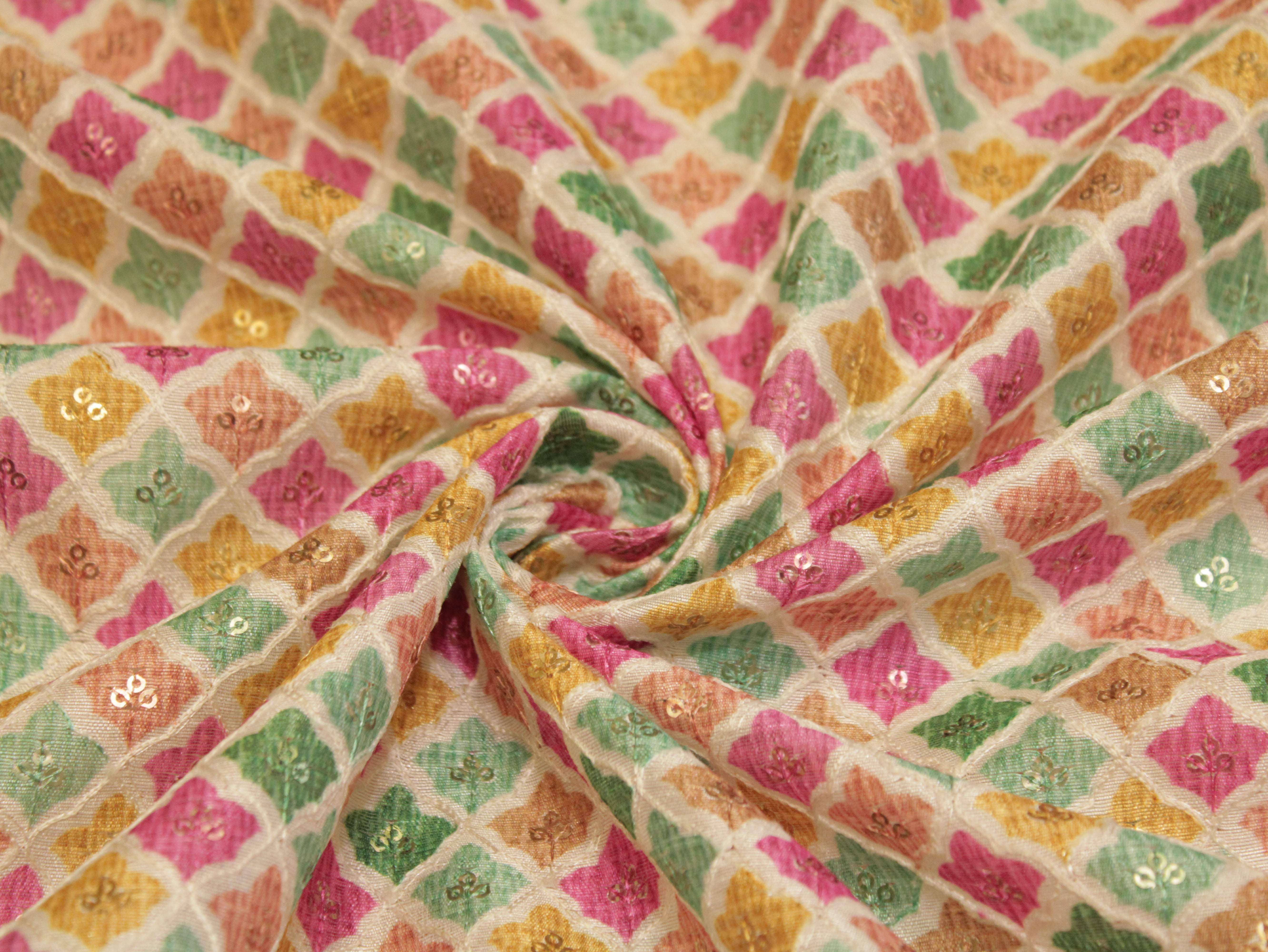 Premium Mulberry Silk Position Work Fabric - M'Foks
