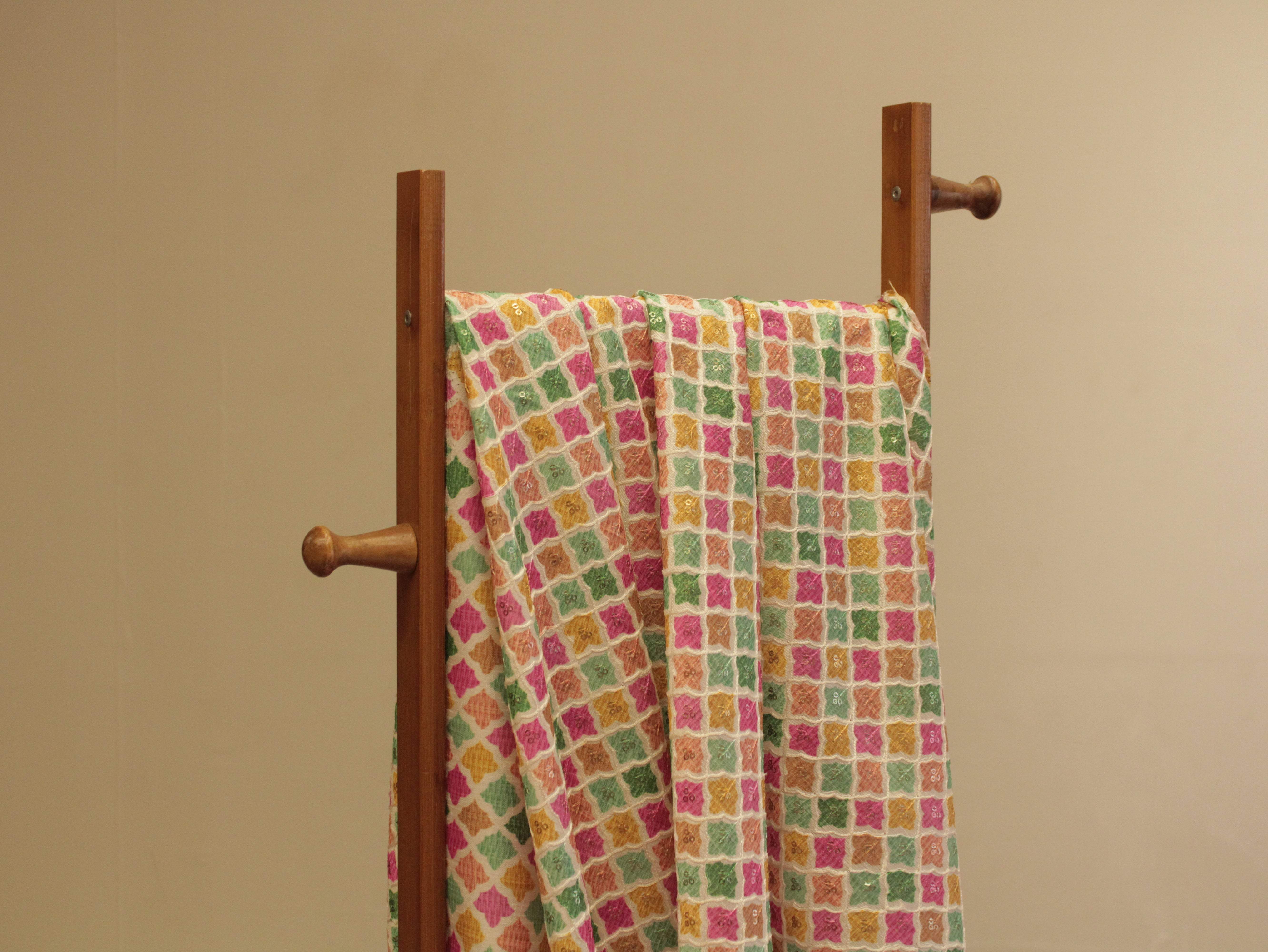 Premium Mulberry Silk Position Work Fabric - M'Foks