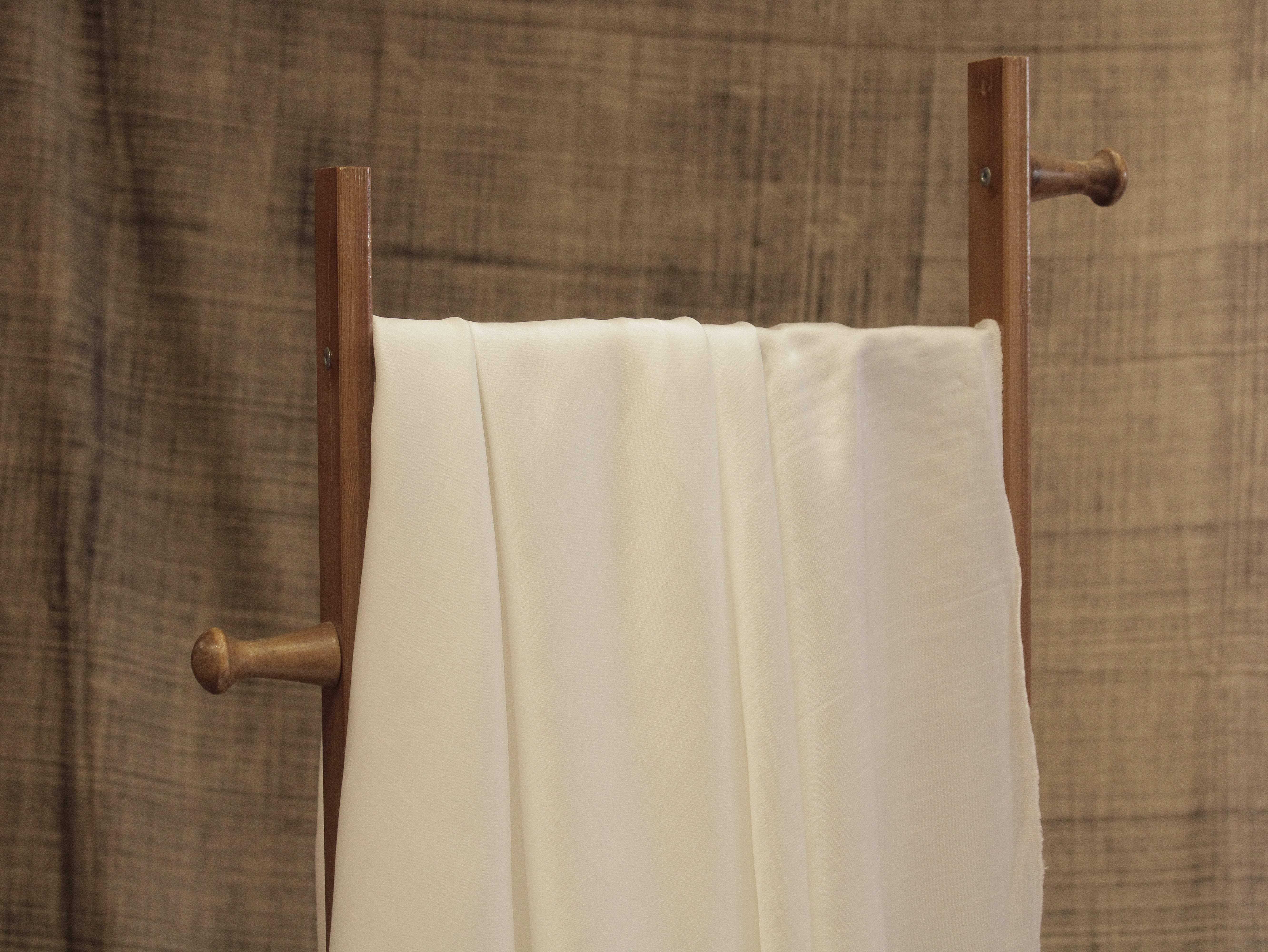 Ready-to-Dye Slub Linen Satin Fabric - M'Foks
