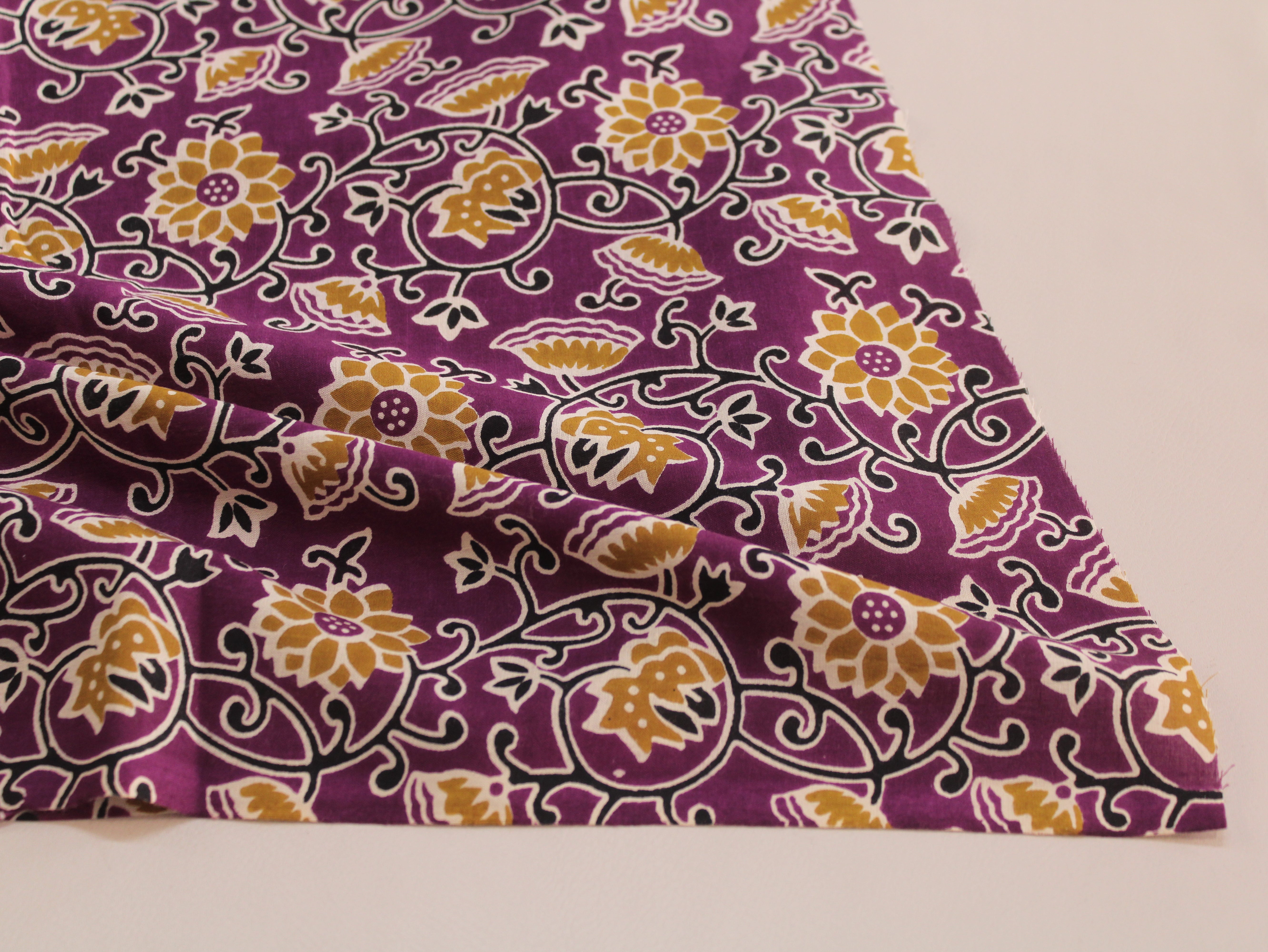 Tissu Imprimé Premium Pur Coton Laize 112 cm