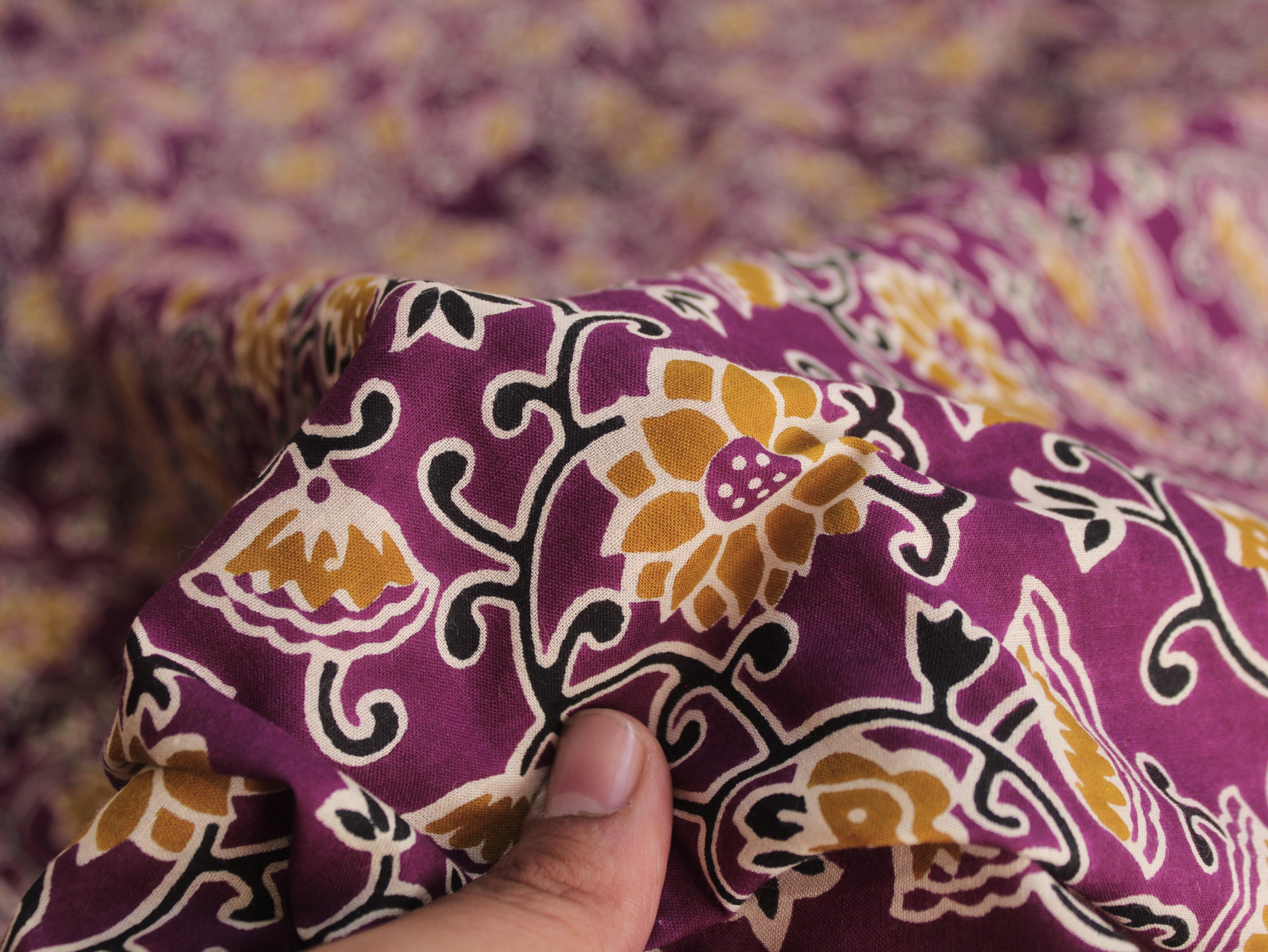 Tissu Imprimé Premium Pur Coton Laize 112 cm
