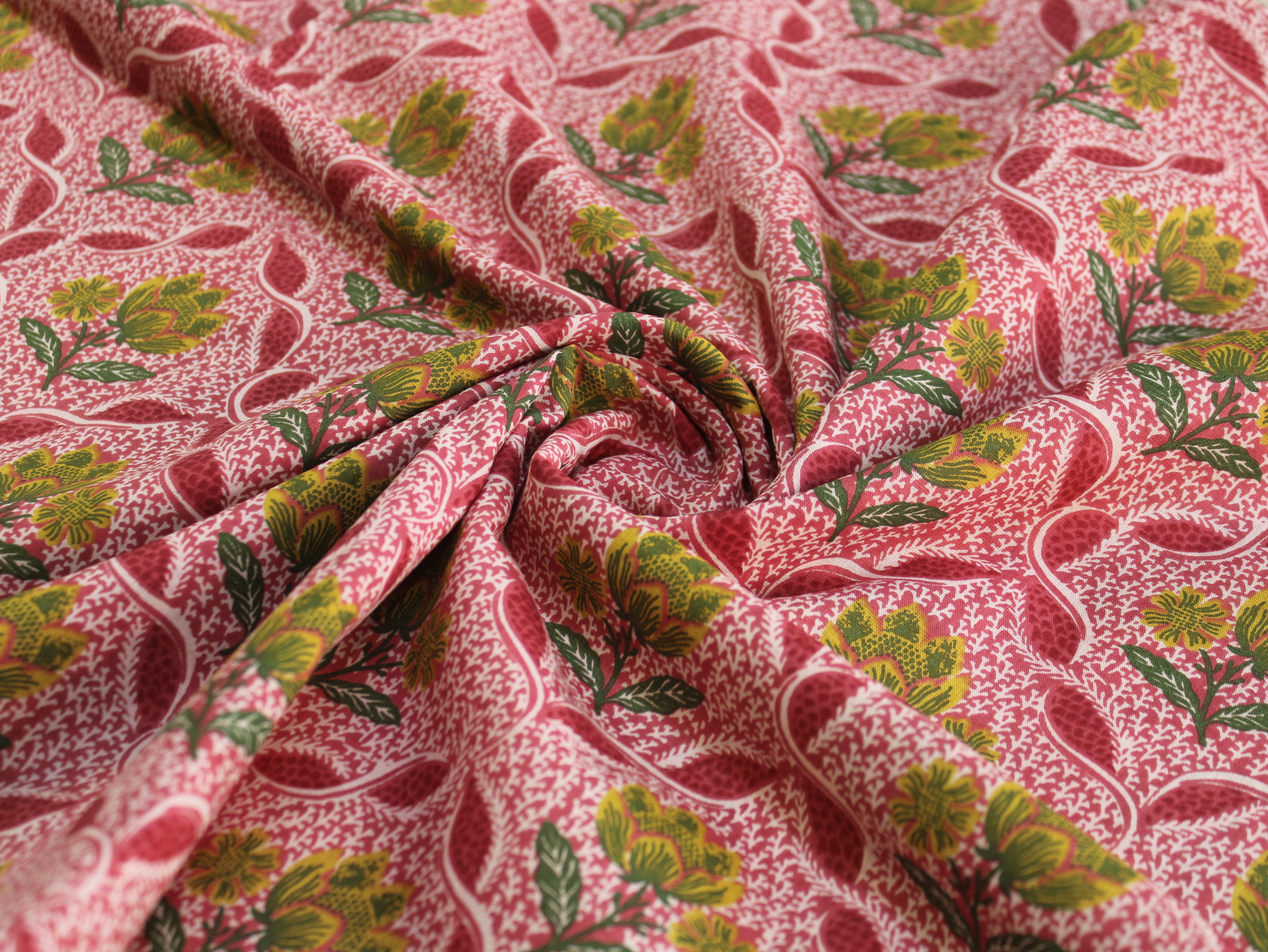 Tissu Imprimé Premium Pur Coton Laize 112 cm