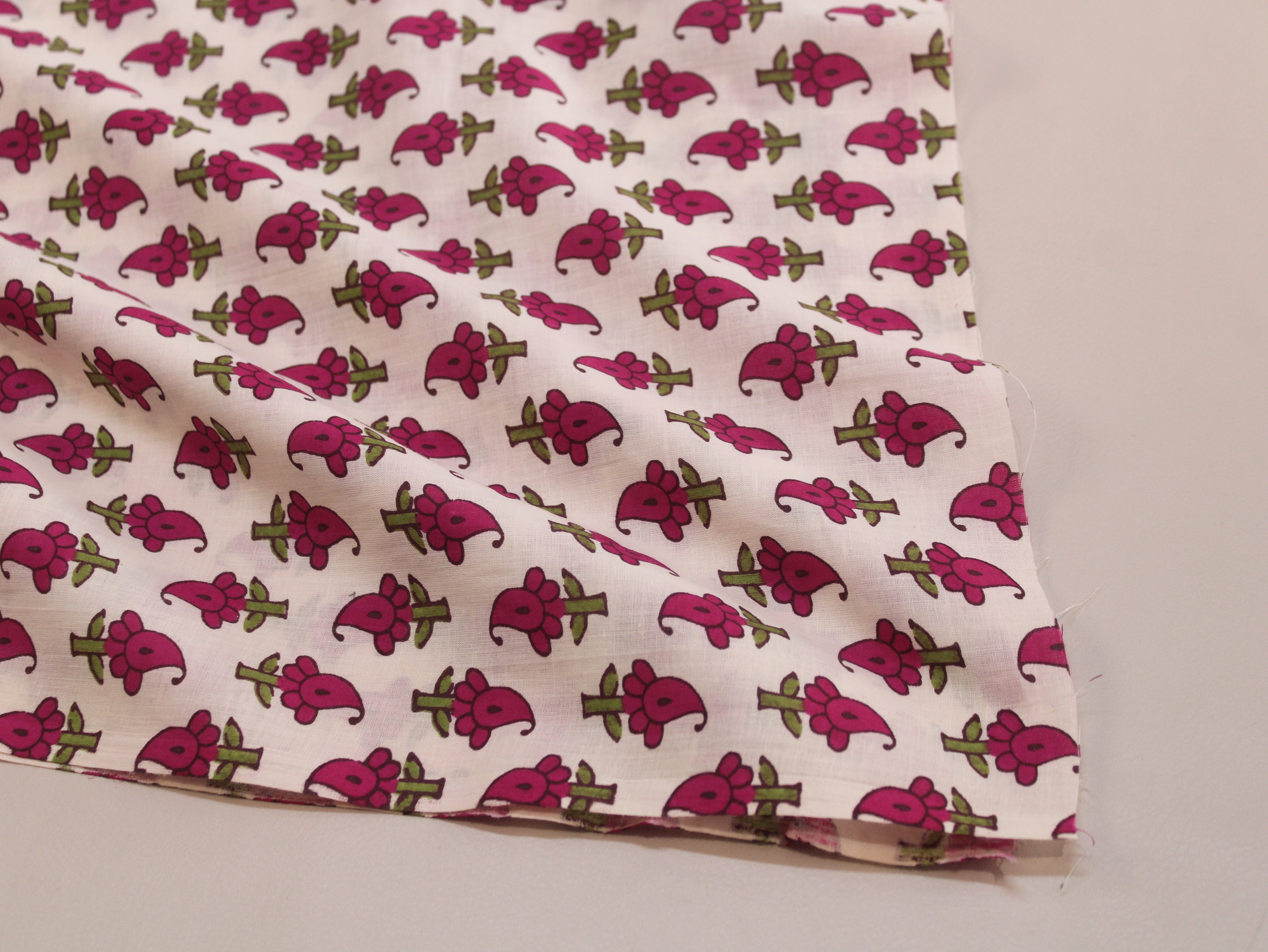 Tissu Imprimé Premium Pur Coton Laize 112 cm