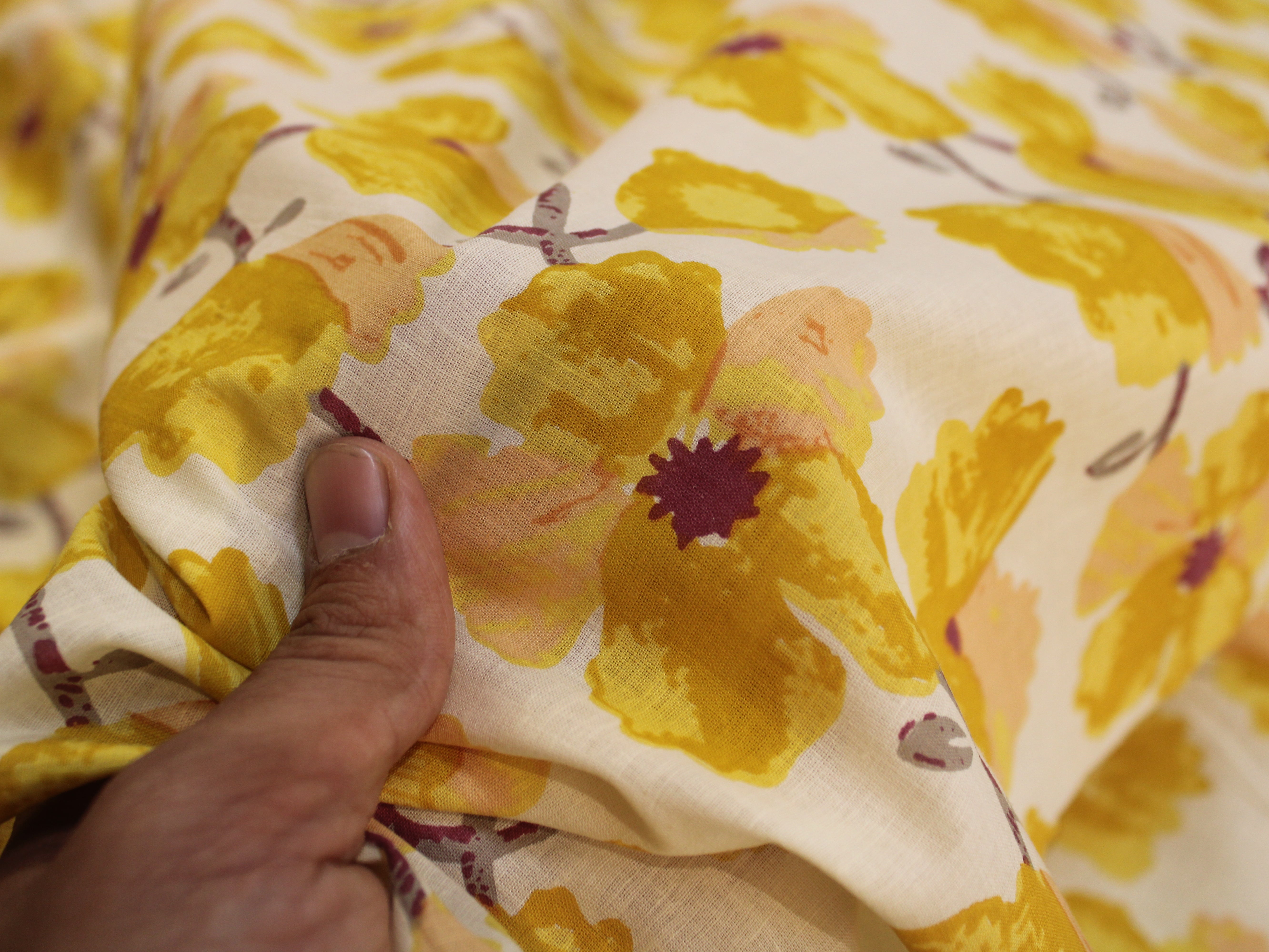 Tissu Imprimé Premium Pur Coton Laize 112 cm