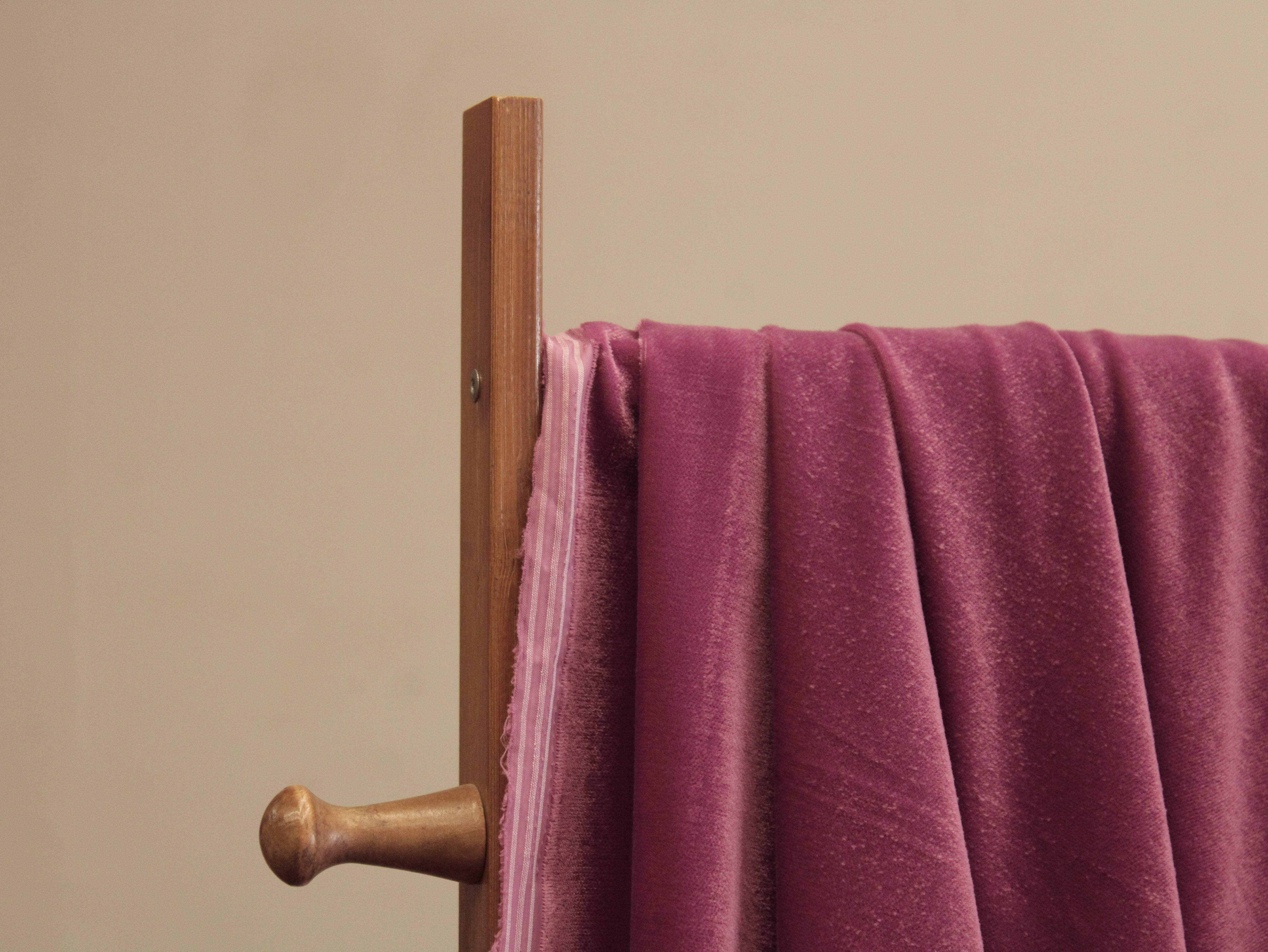 Premium Plain Micro Velvet Fabric - Onion - M'Foks