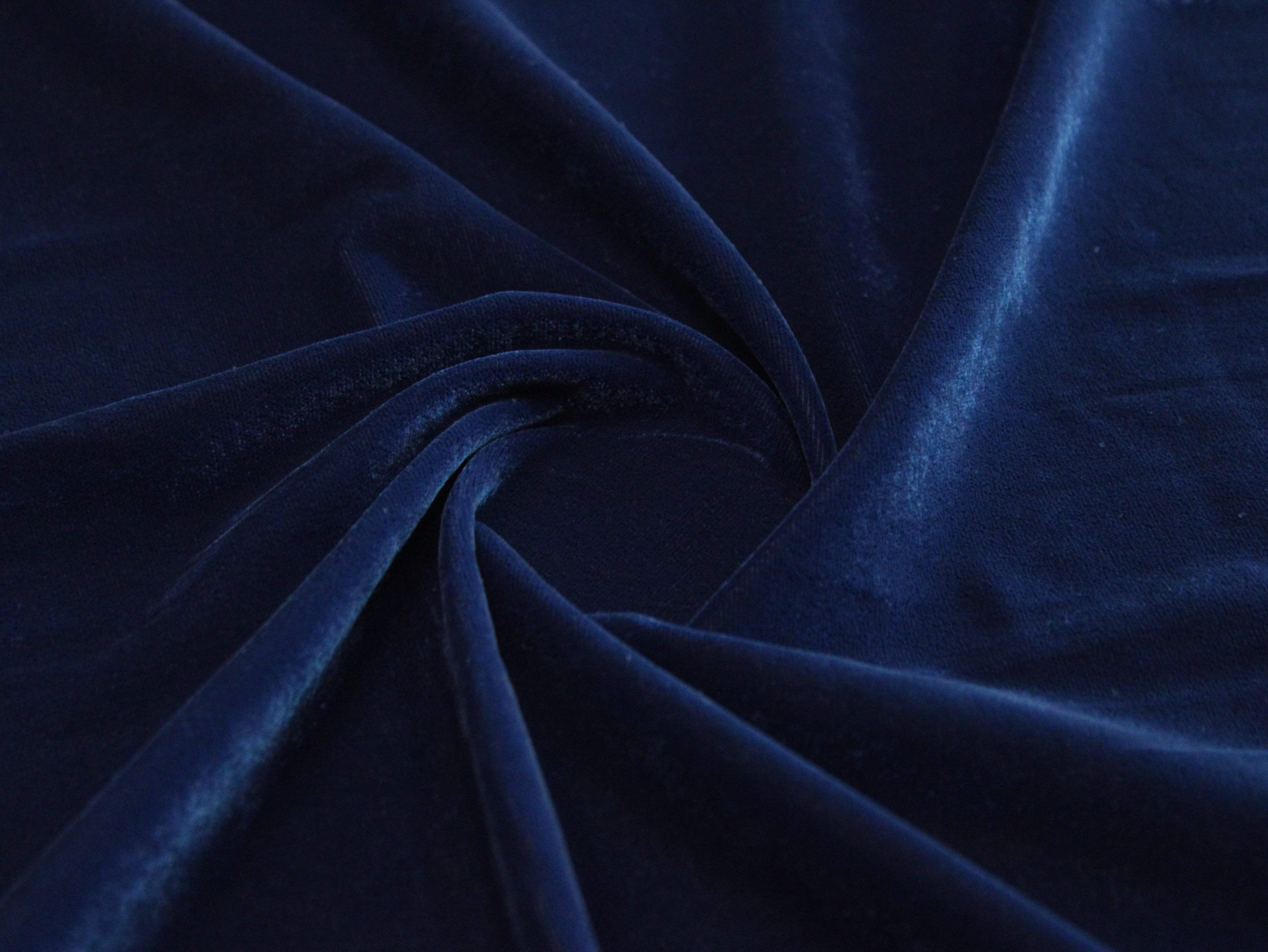 Premium Plain Micro Velvet Fabric - Teal Blue - M'Foks