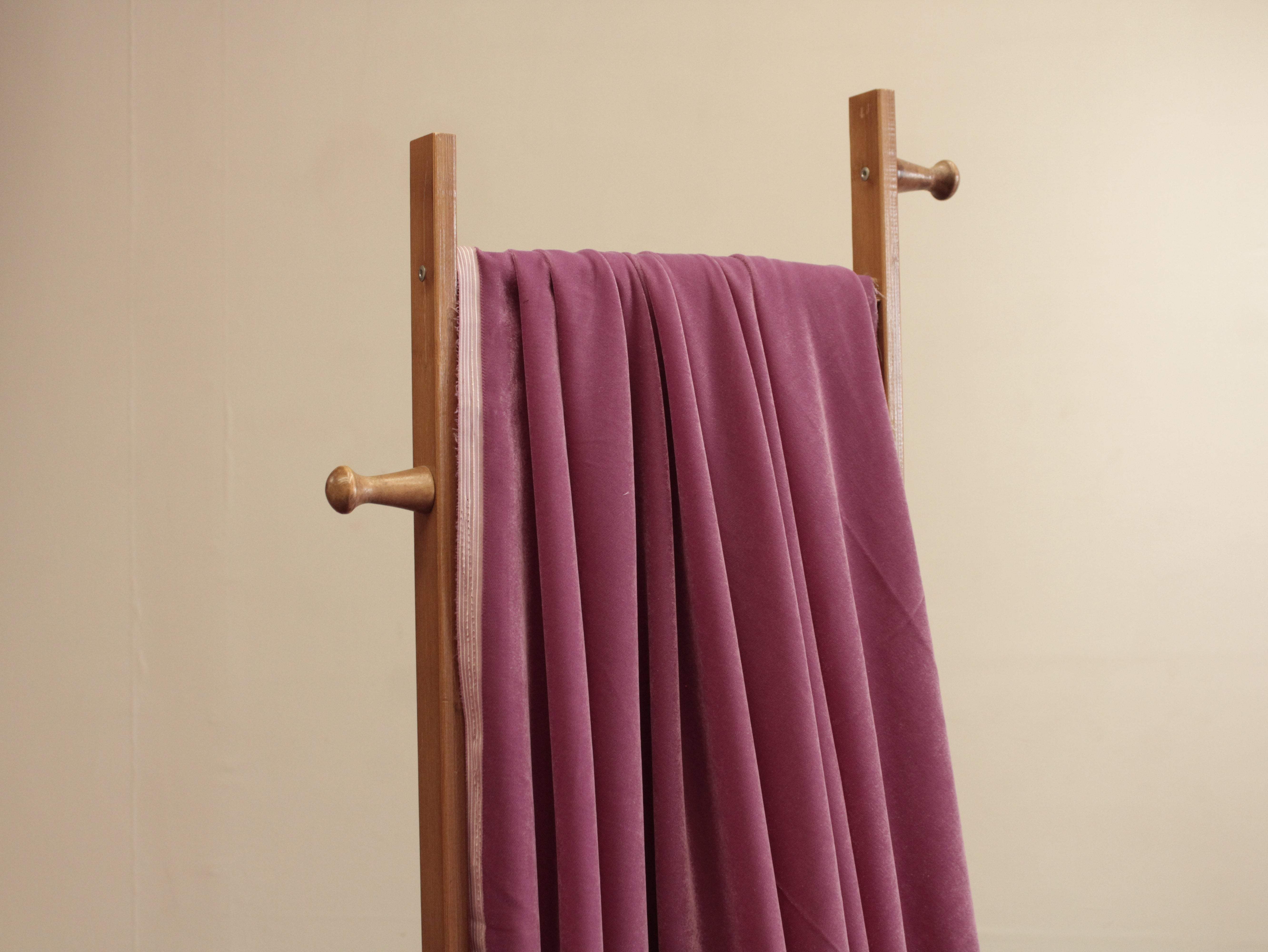 Premium Plain Micro Velvet Fabric - Onion - M'Foks