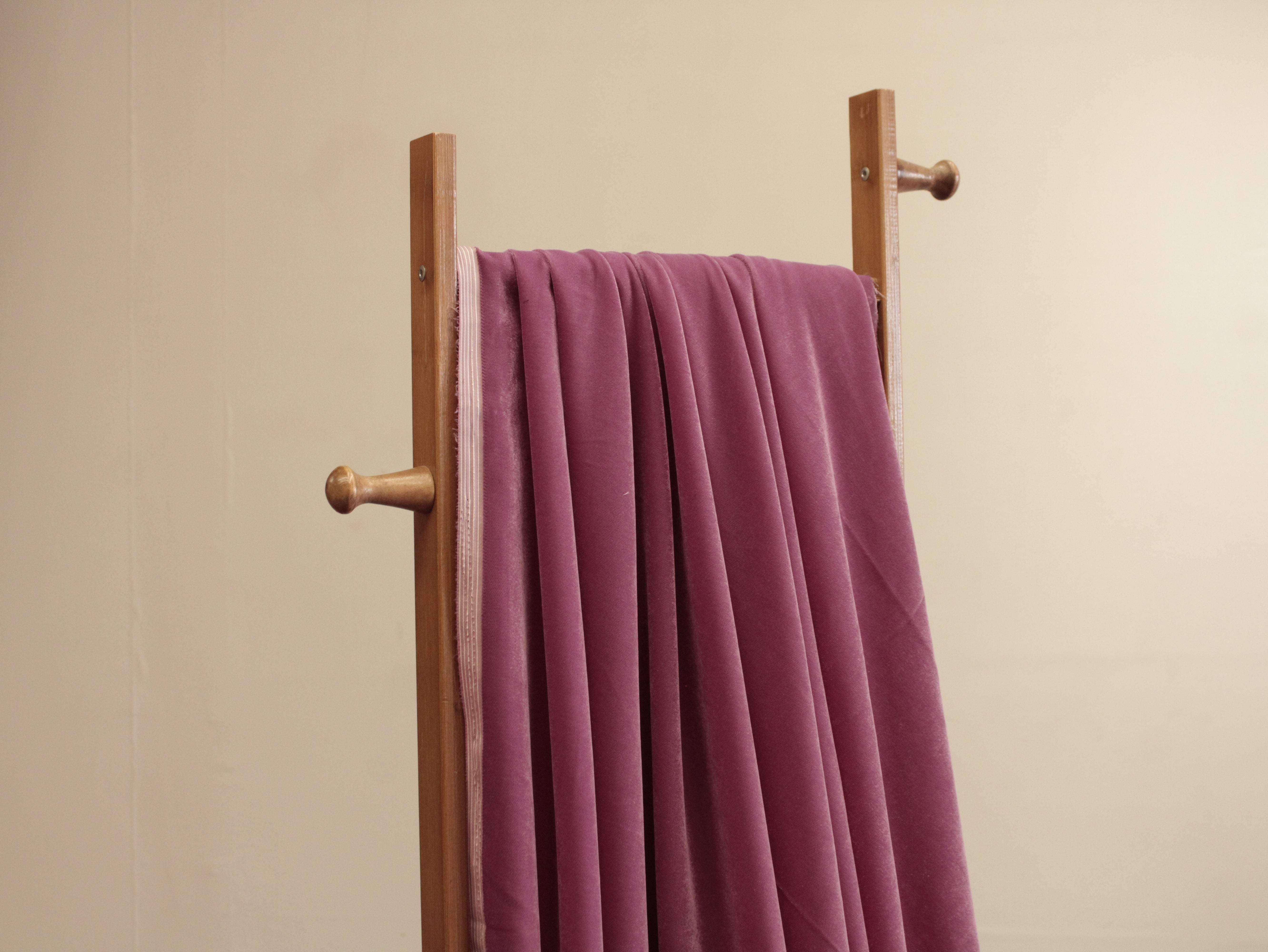 Premium Plain Micro Velvet Fabric - Onion - M'Foks