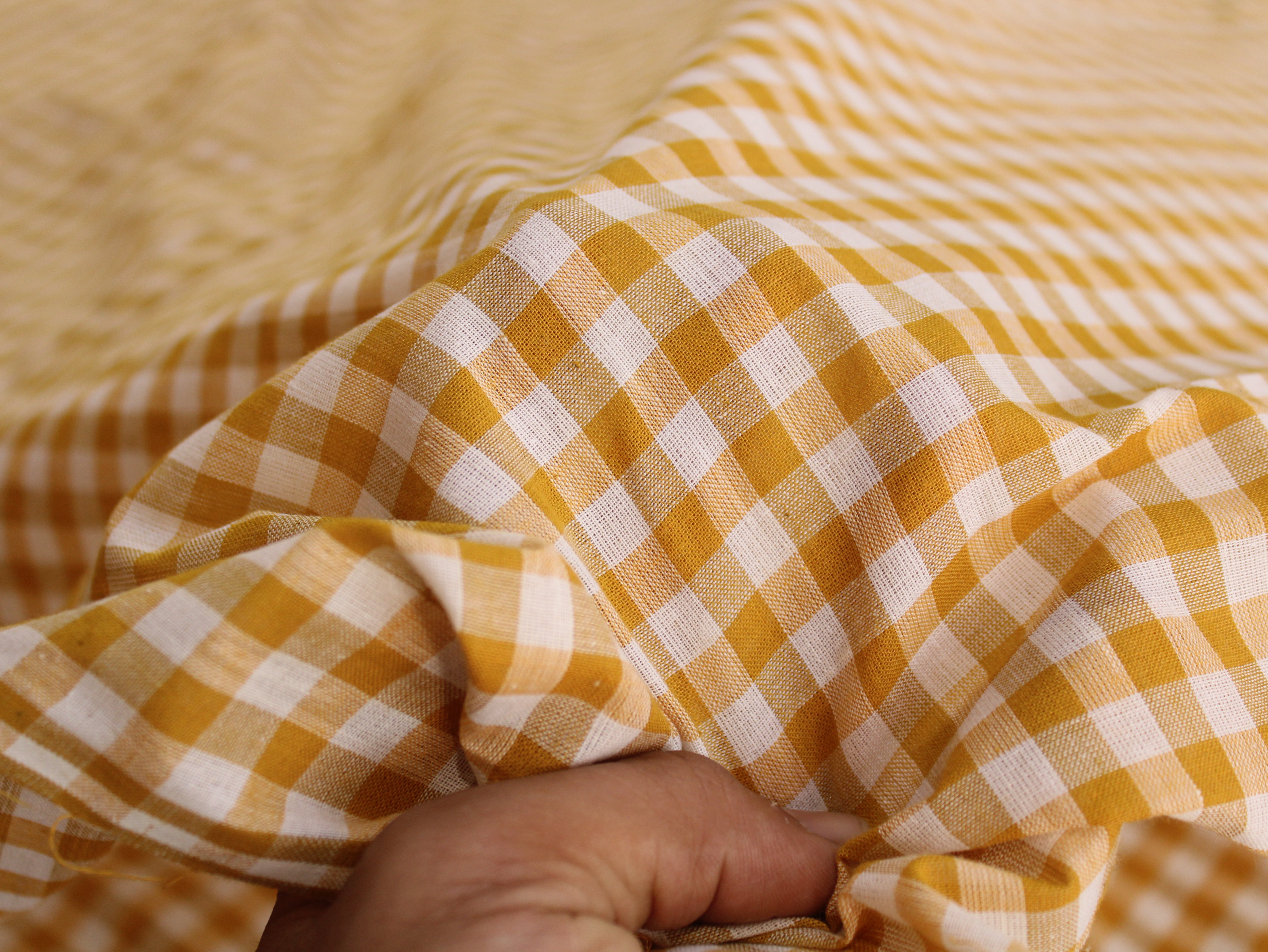 Tissu Seersucker Pur Coton Lavé Qualité 44 Pouces | Seersucker À Carreaux