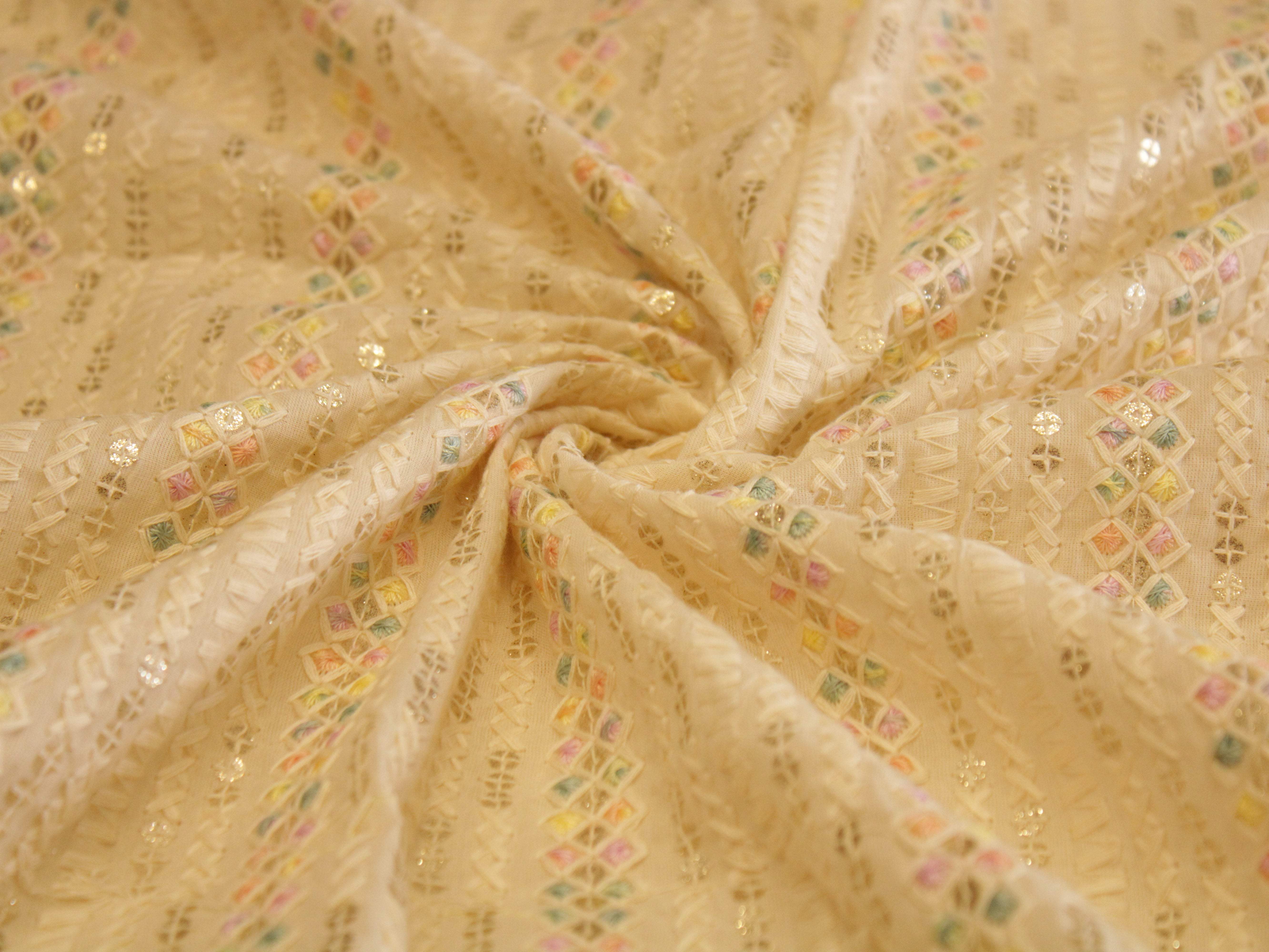 Celestial Threads: Mal Mal Thread Work fabric - M'Foks