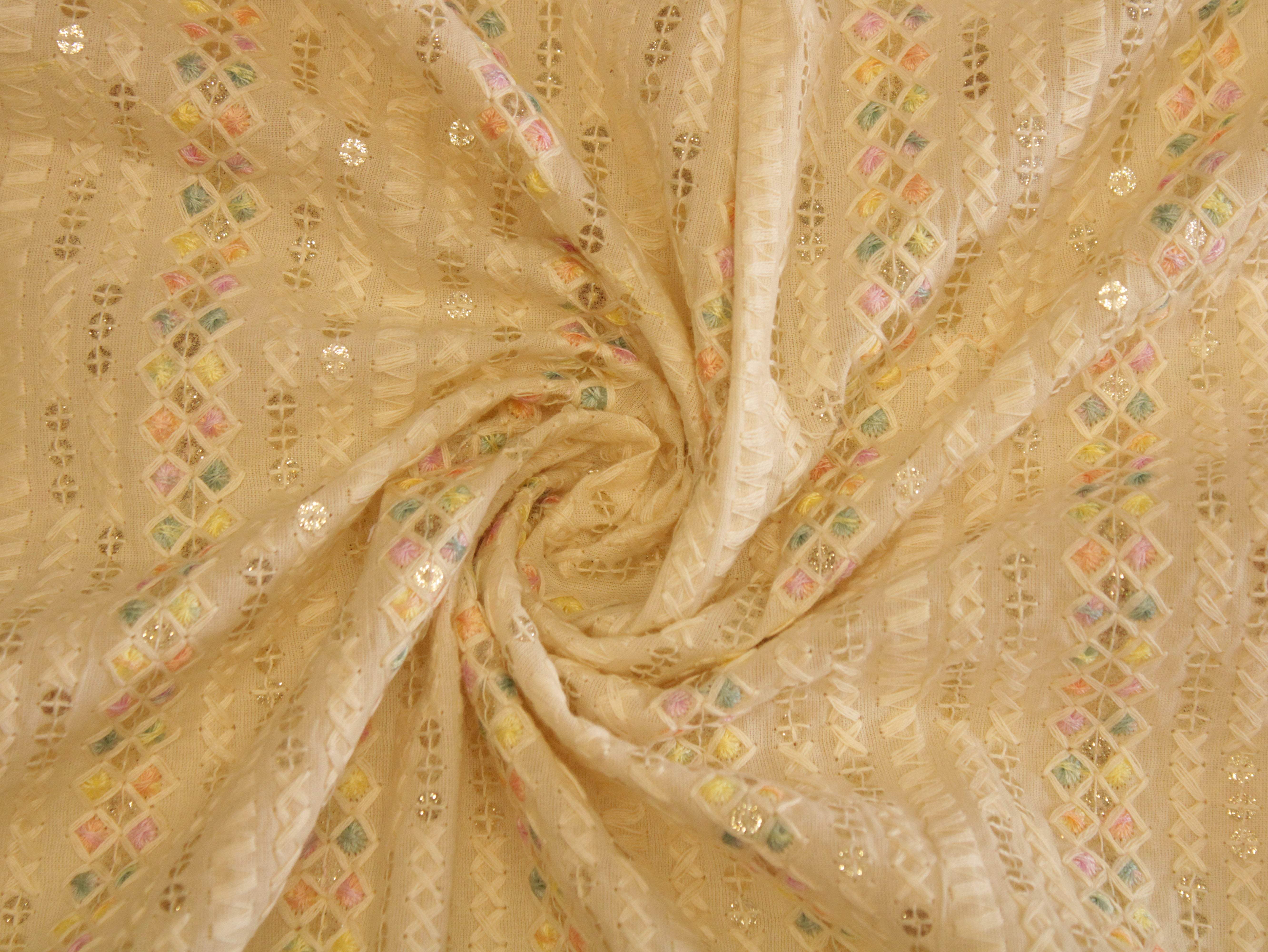 Celestial Threads: Mal Mal Thread Work fabric - M'Foks