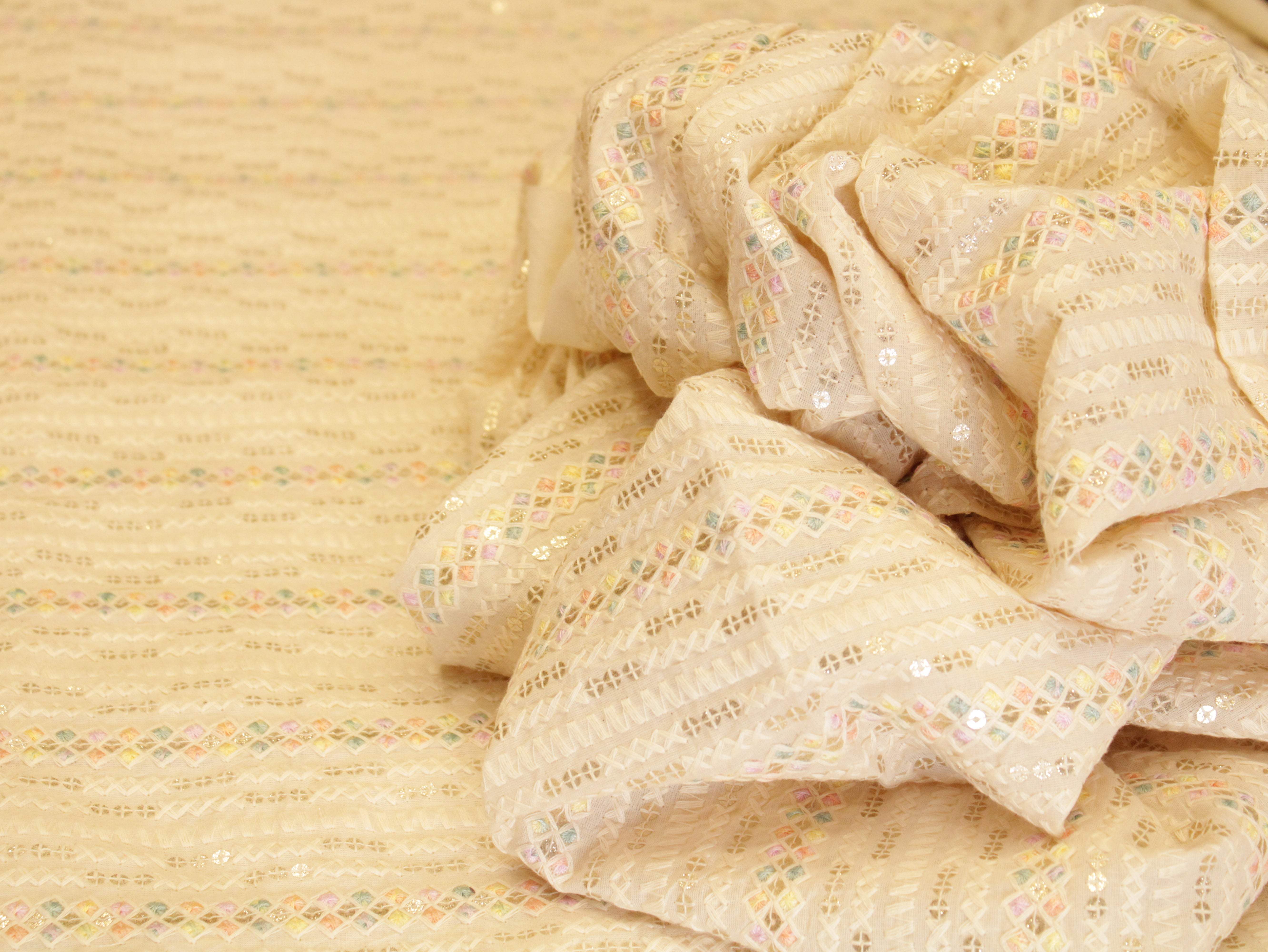 Celestial Threads: Mal Mal Thread Work fabric - M'Foks