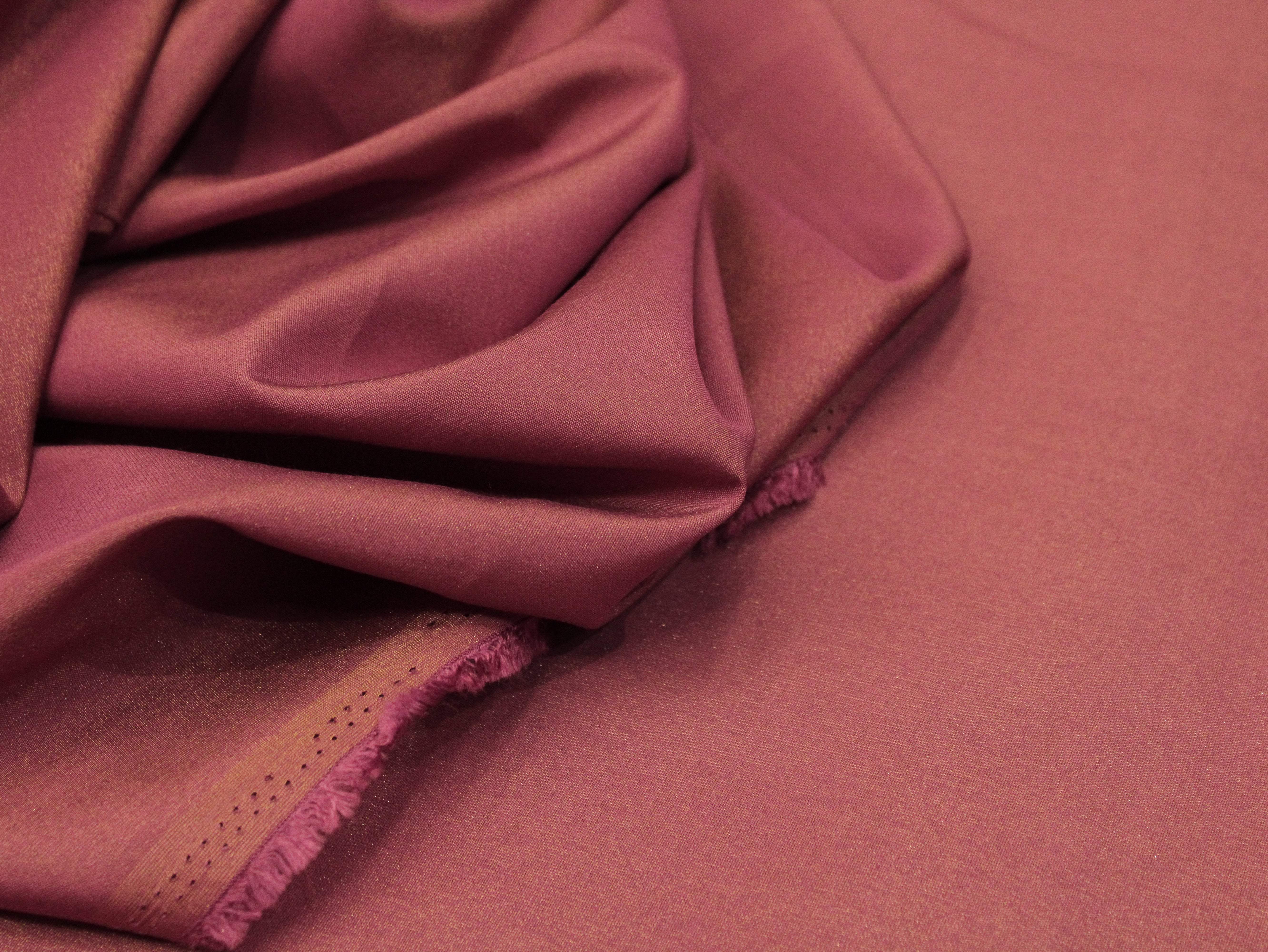 Plain dyed Glitter Tissue Silk Fabric - Onion - M'Foks