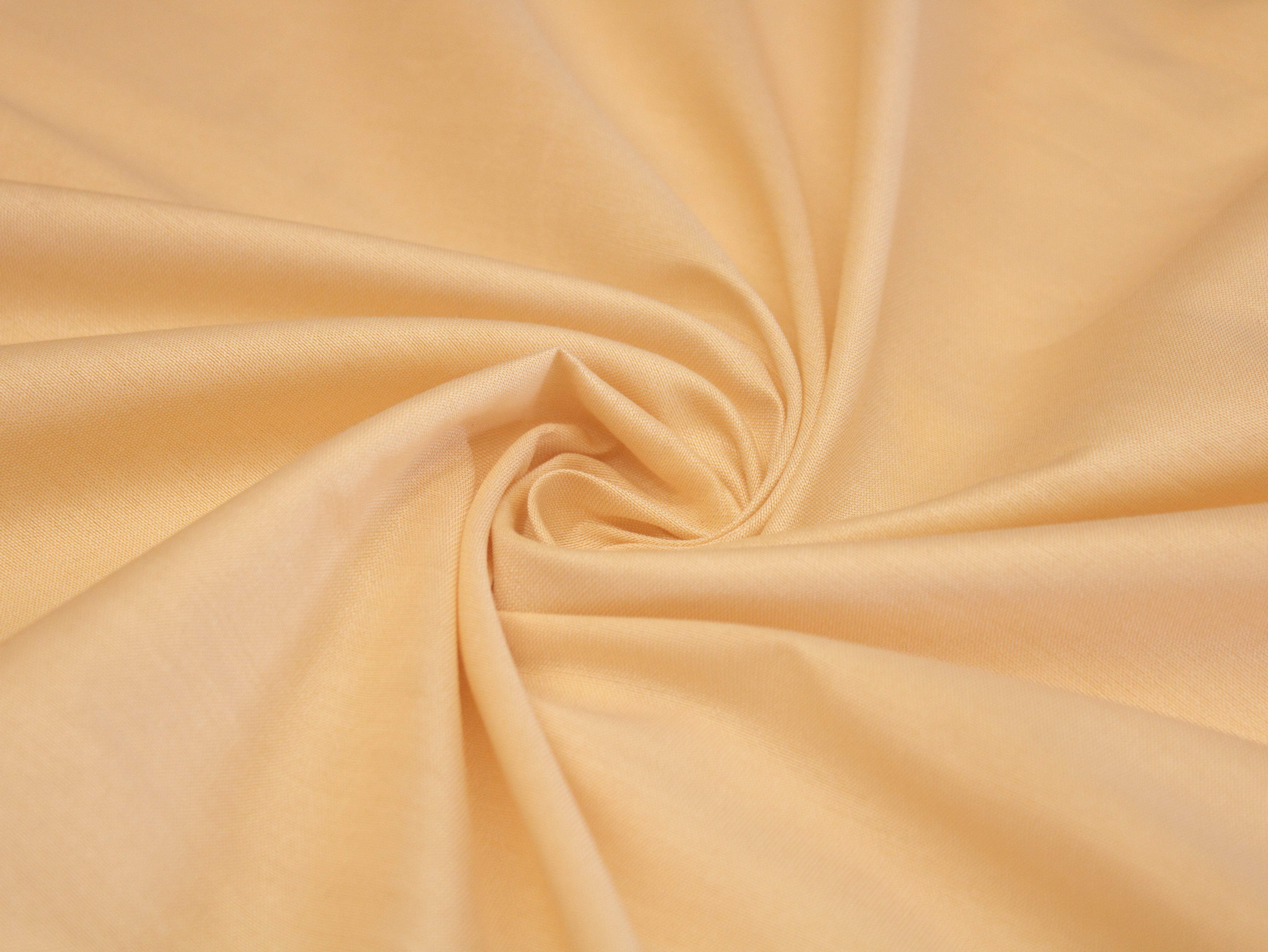 Plain Cotton Silk Fabric - Beige - M'Foks