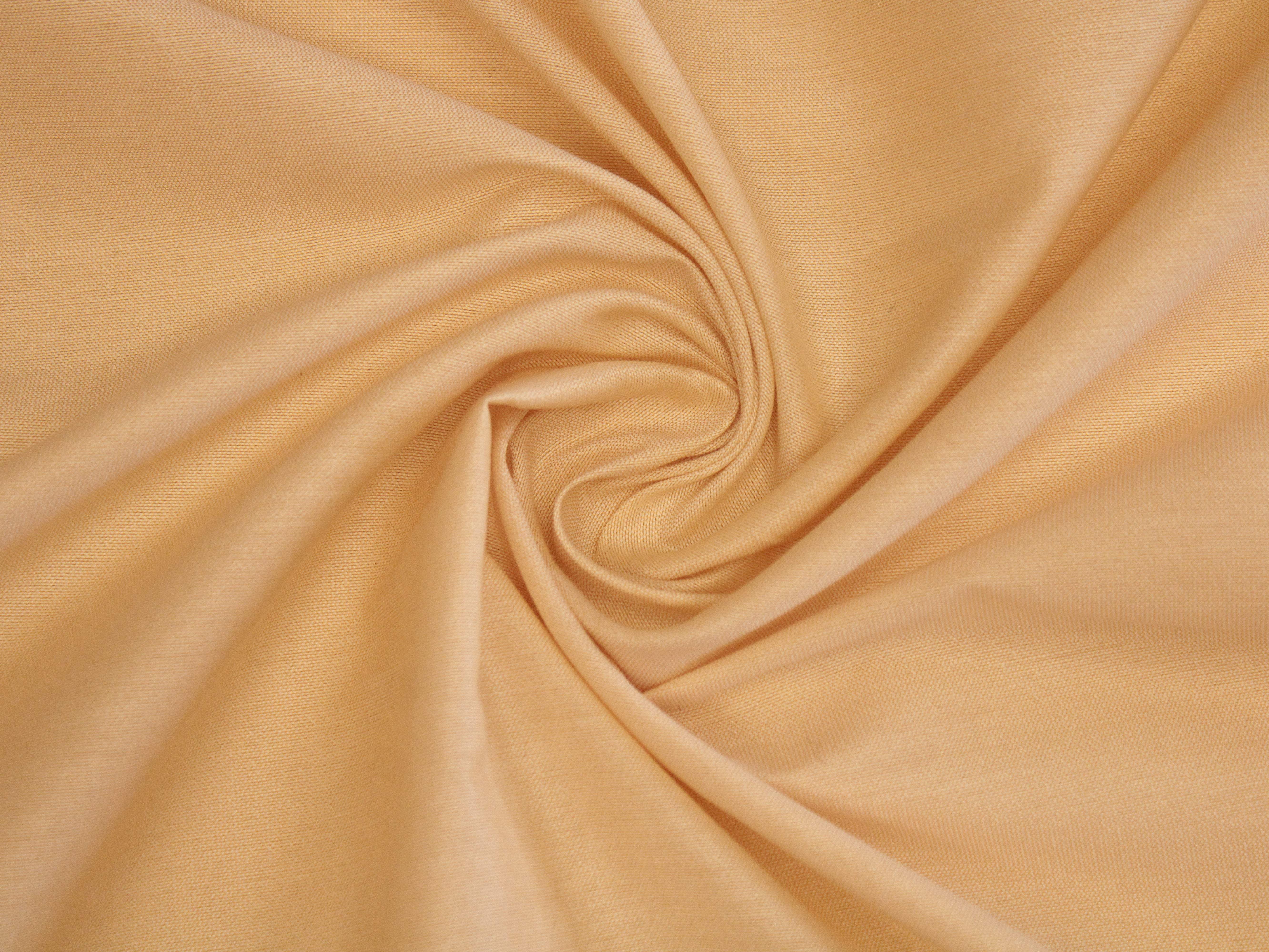 Plain Cotton Silk Fabric - Beige - M'Foks